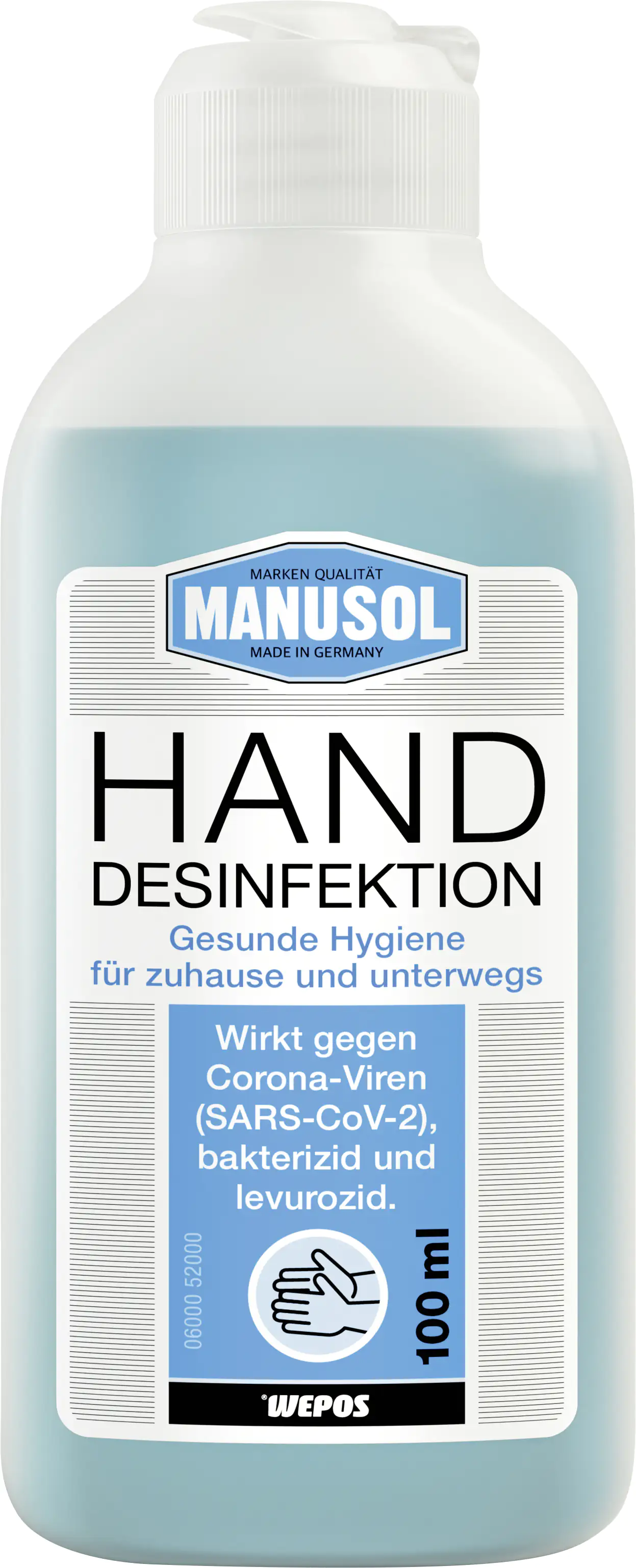4250295101296 Manusol Hand Desinfektion 100 ml