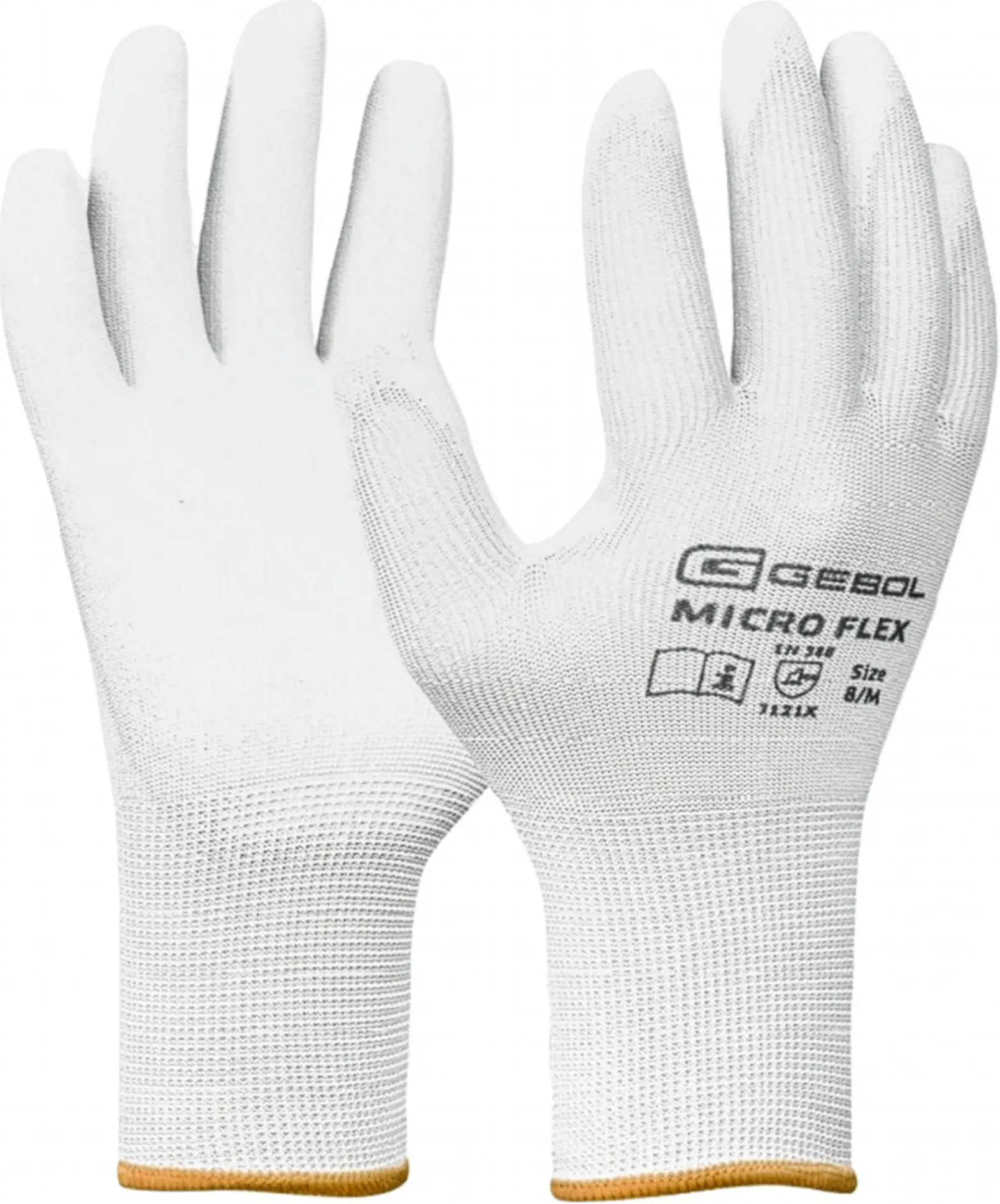 Gebol Handschuh Nano Flex Gr. 9 weiß