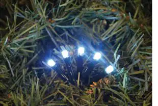 TrendLine LED Lichterkette 100 LED gelb für Innen- und Außenbereich