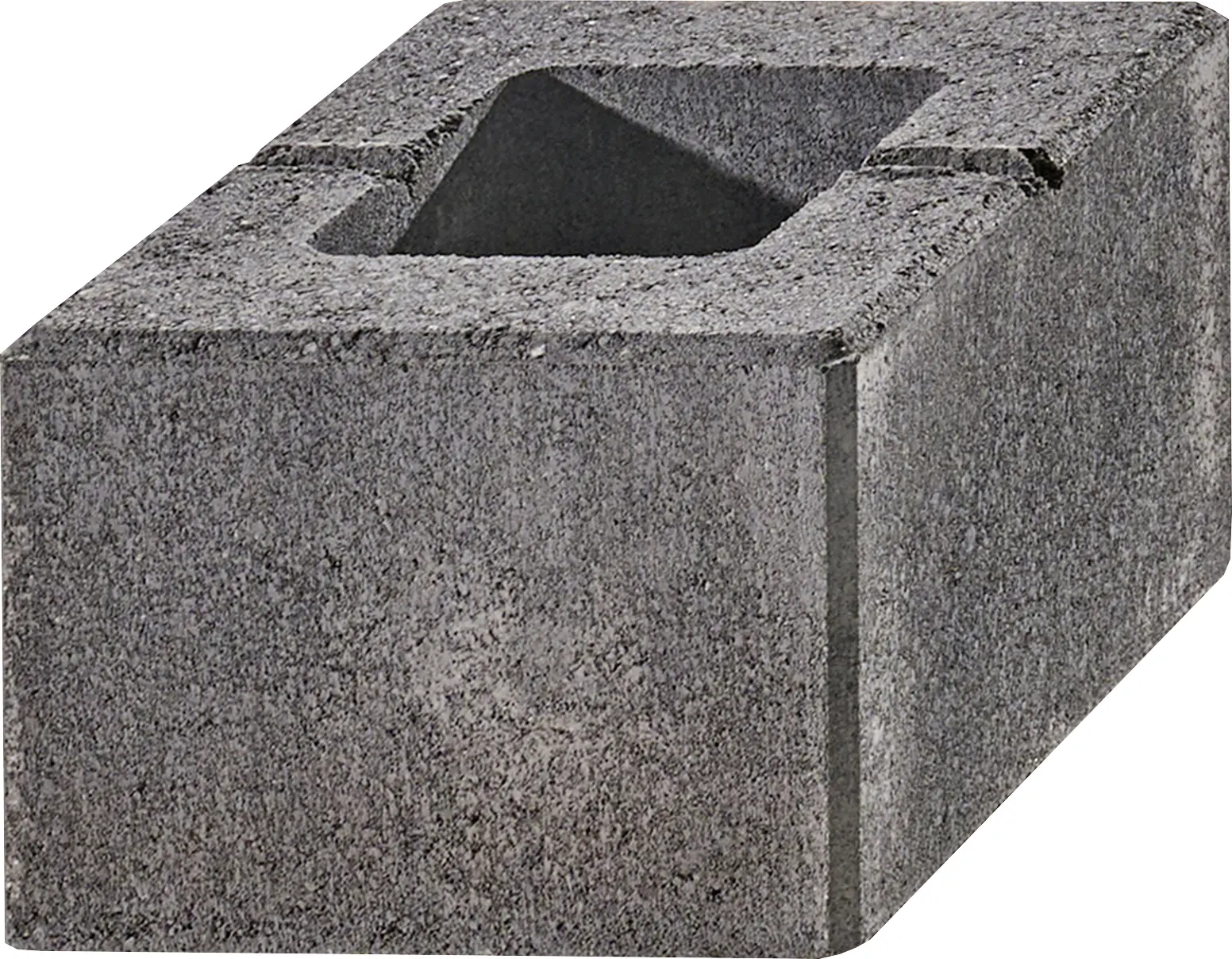 Kann Mauerstein Lindeza 20 x 20 x 15 cm vulkan-anthrazit