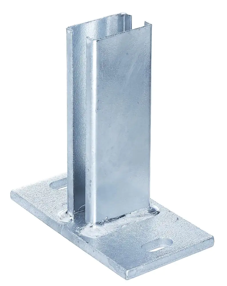 Alberts Pfostenträger für Zaunpfosten 60 x 40 mm zA feuerverzinkt Alberts Pfostenträger für Zaunpfosten 60 x 40 mm zA feuerverzinkt