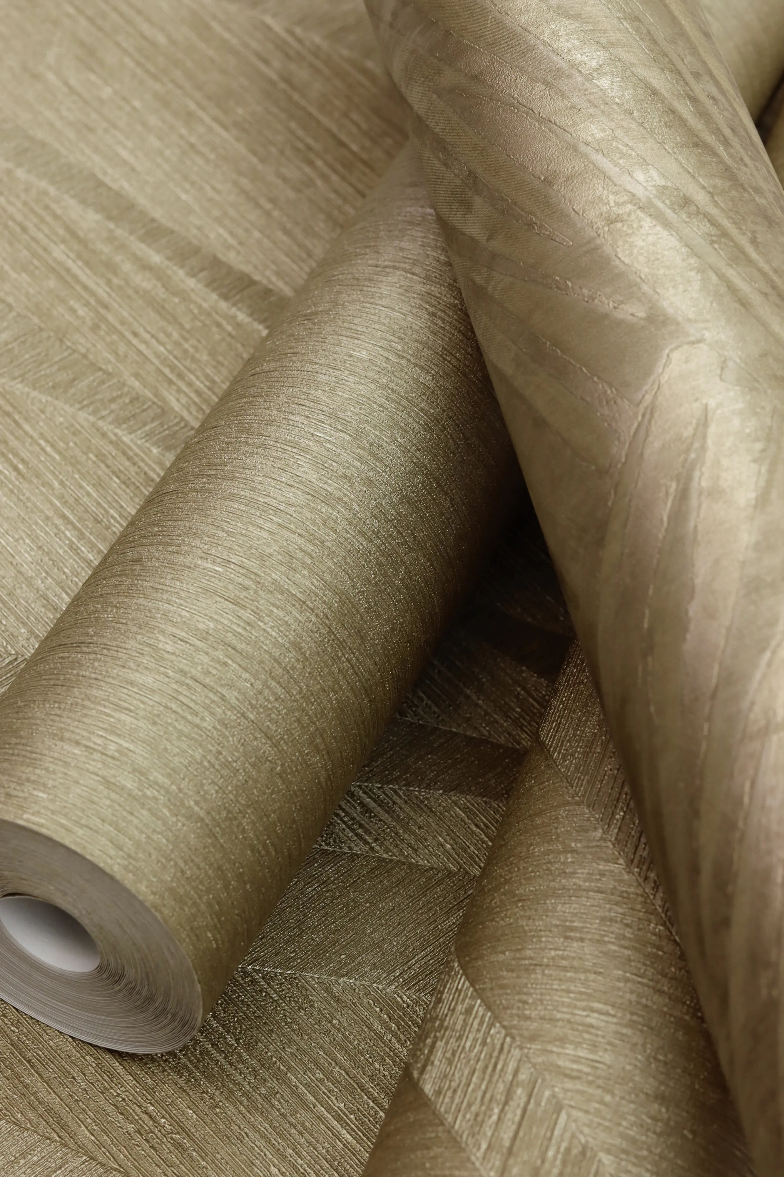 Rasch Vliestapete Uni Sky Lounge gold 10,05 x 0,53 m