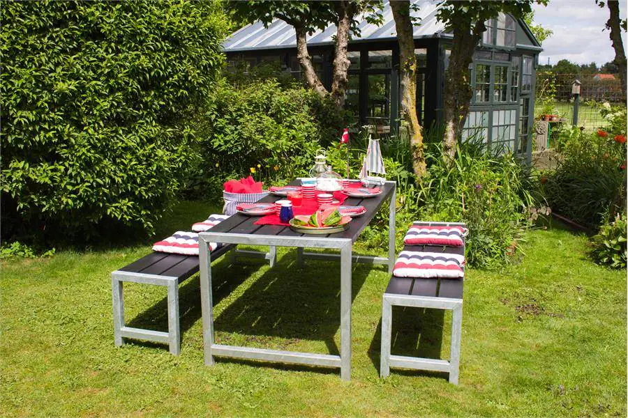 Plus Planken-Garnitur 3-teilig schwarz