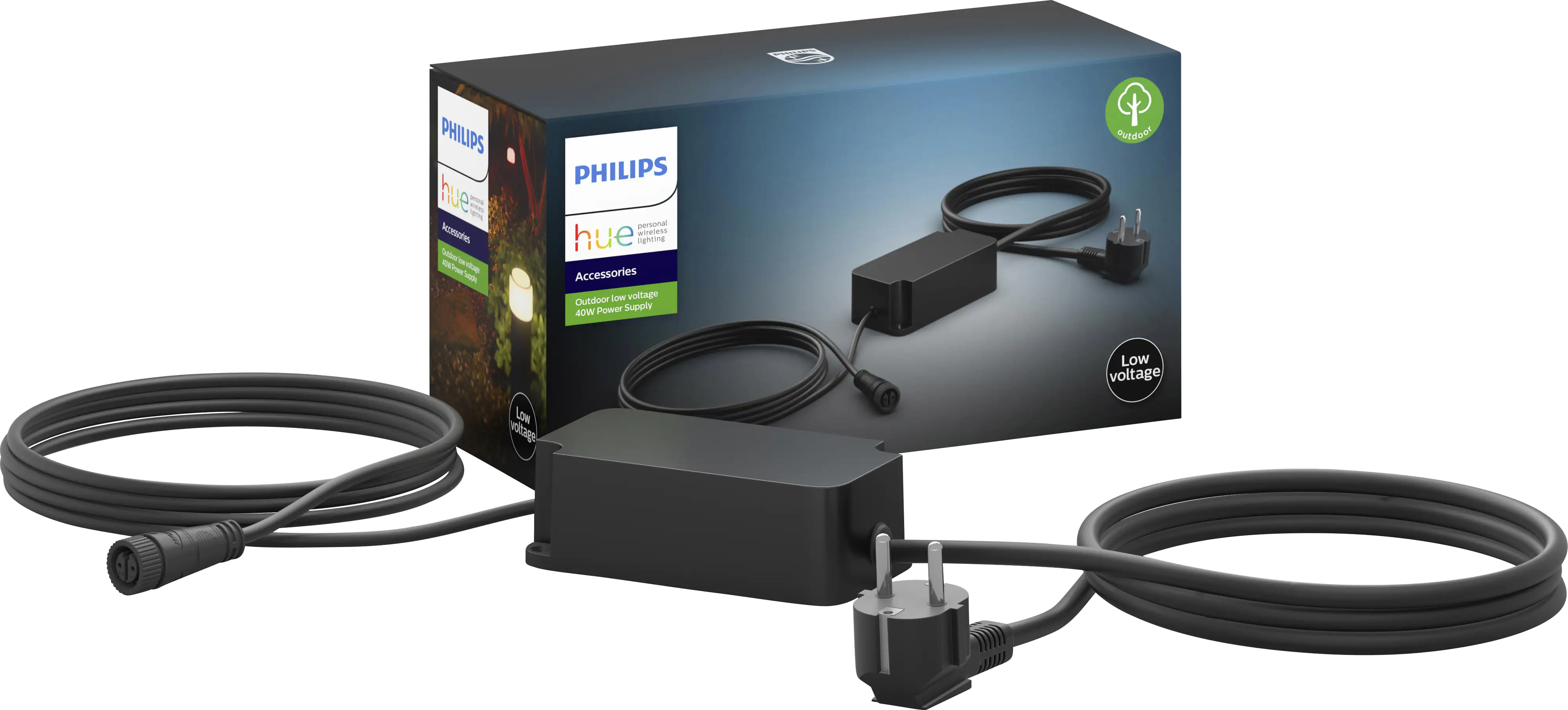Philips Hue Netzteil 40W Outdoor schwarz 1,5 m Philips Hue Netzteil 40W Outdoor schwarz 1,5 m