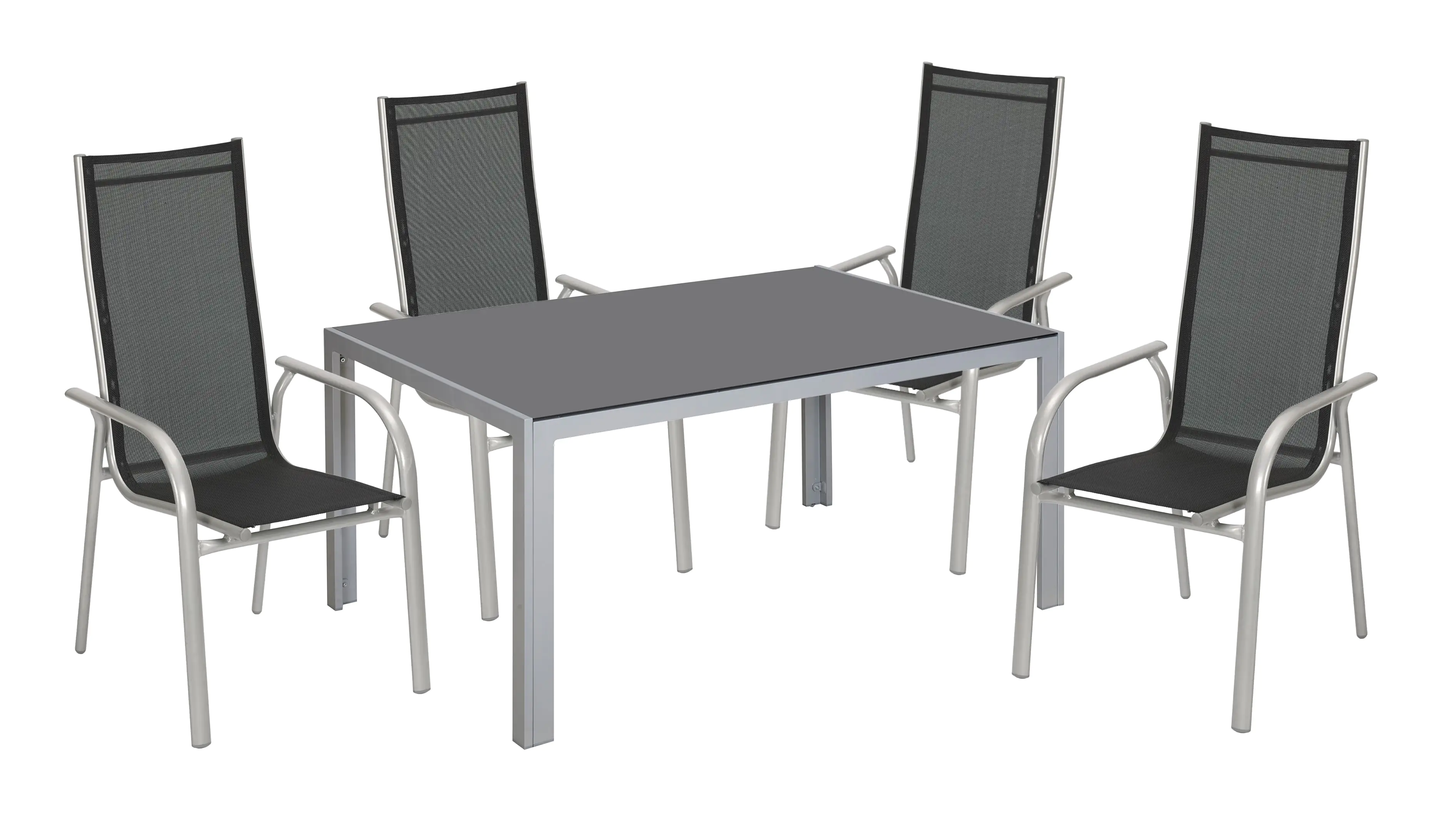 4333692212427 TrendLine Möbelset New York 1 Tisch + 4 Stühle