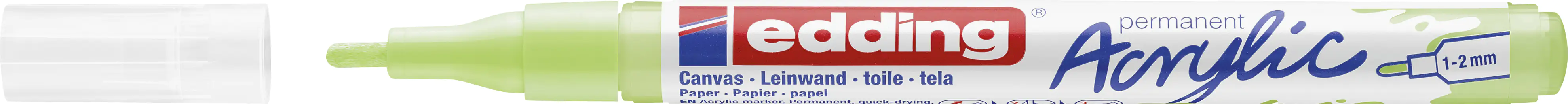 edding 5300 Acrylmarker fein pastellgrün 1 - 2 mm
