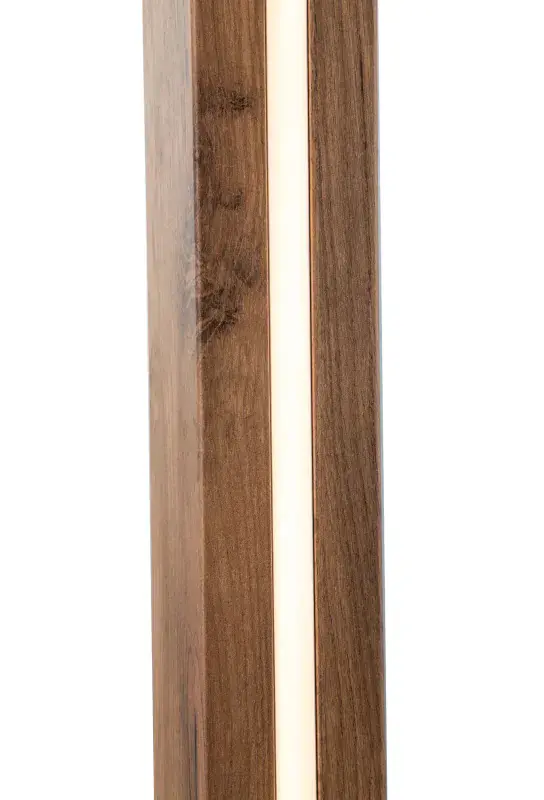 Globo Stehleuchte Forest 27 x 150 cm L x H holzoptik hell