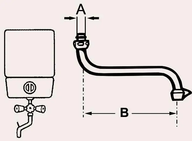 Cornat Rohrauslauf S-Form 25 cm verchromt
