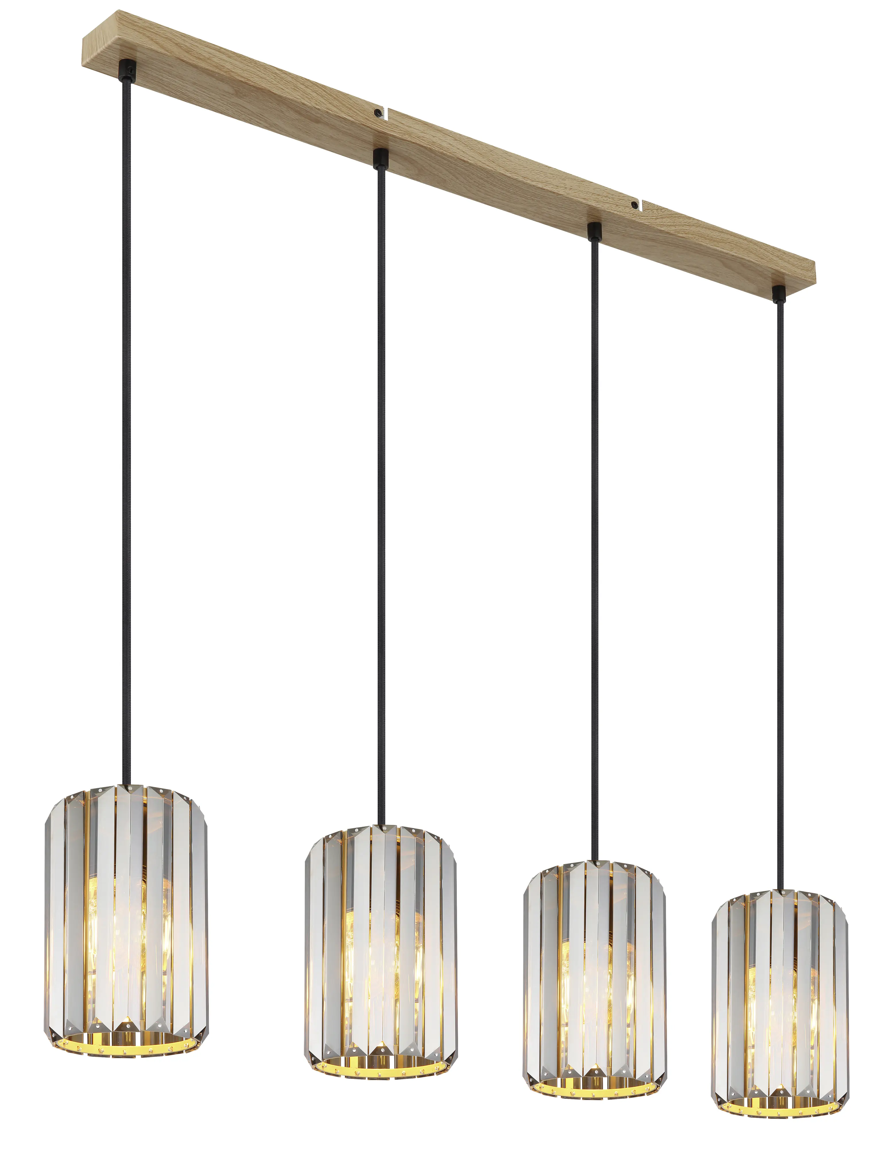 Globo Hängeleuchte Run 88 x 120 cm (L x B x H) holzoptik