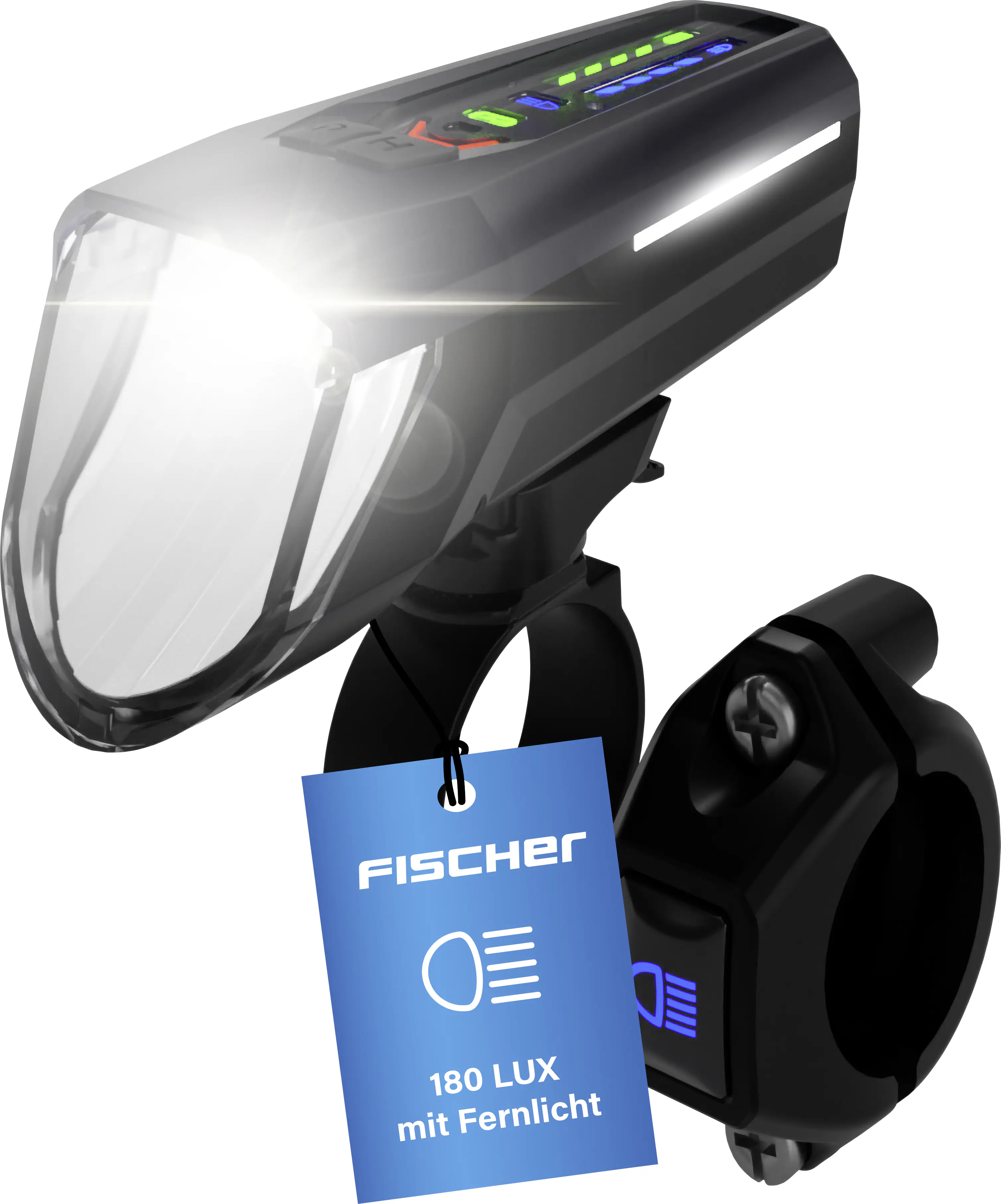 Fischer LED-Frontlicht 100 Lux mit Fernlicht