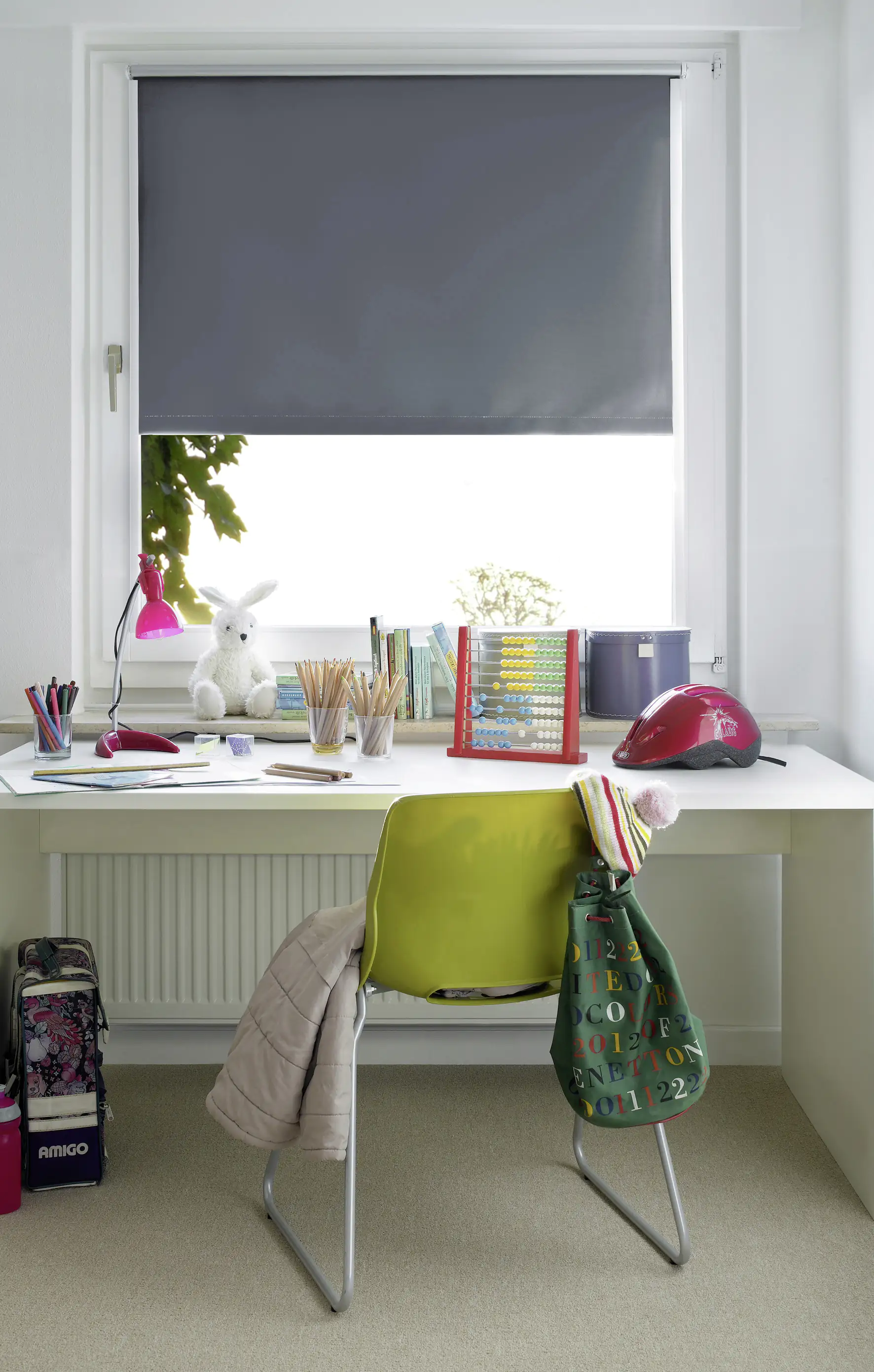 Gardinia EasyFix Thermo Rollo schiefer 120 x 150 cm