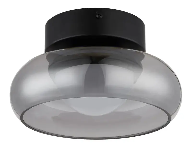 Globo Deckenleuchte Carlene 20 x 10 cm Ø x H schwarz matt