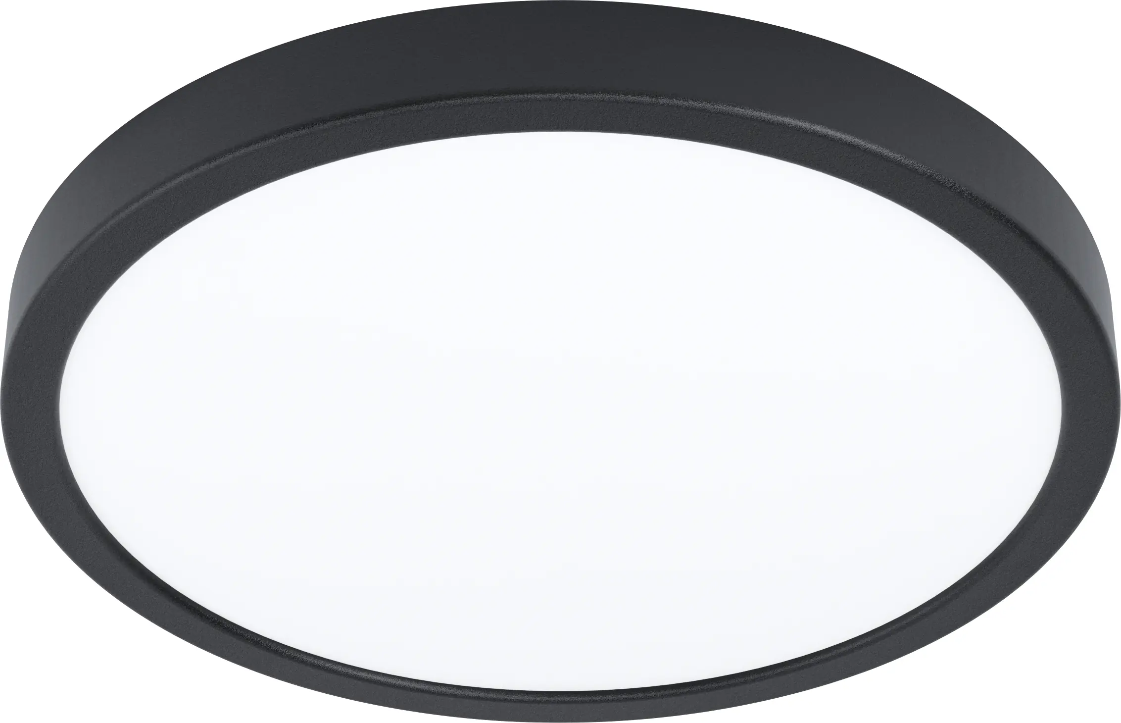 Eglo LED Aufbauleuchte Fueva 5 schwarz Ø 28,5 cm warmweiß