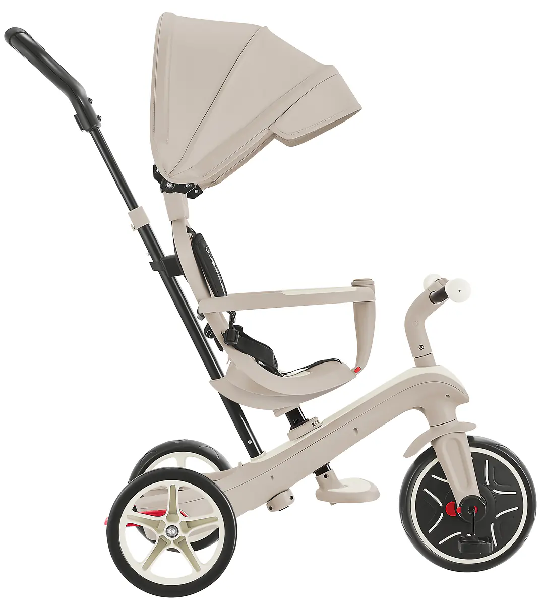 Globber Dreirad für Kinder Explorer Trike 4-in-1 Eco creme/weiß