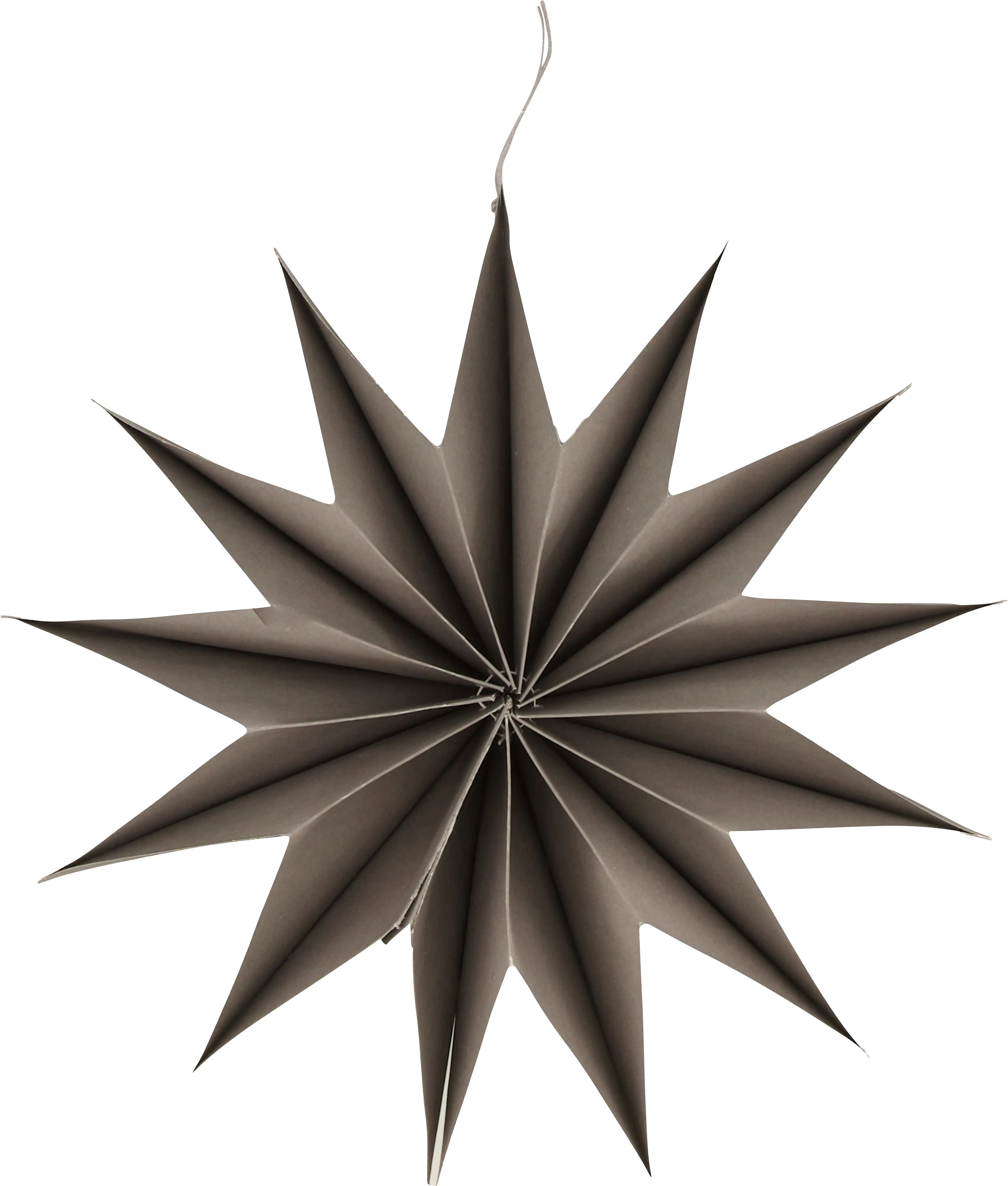 Dijk Aufhänger Stern grau Ø 30,5 x 8 cm