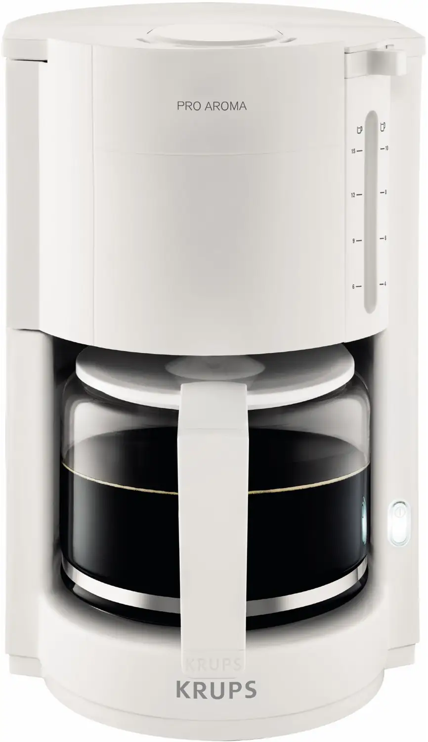 Krups Kaffeemaschine F30901 Pro Aroma weiß 1050 Watt