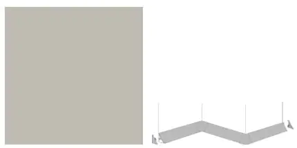 Getalit Innenecke 90° Plus 35 x 35 x 35 mm, cloud