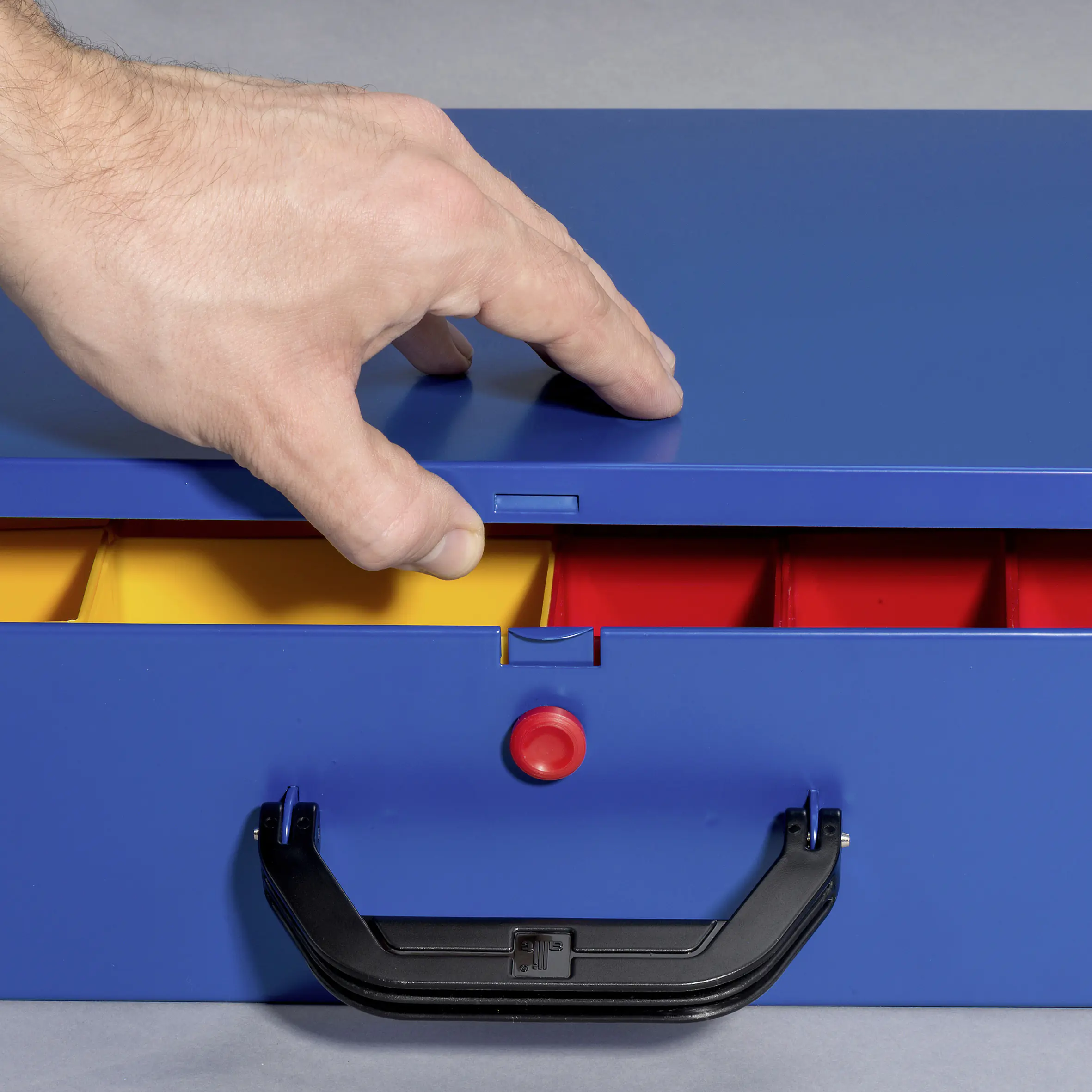 Allit Profi-Metall-Kleinteilekoffer EuroPlus Pro M 44/2L-59