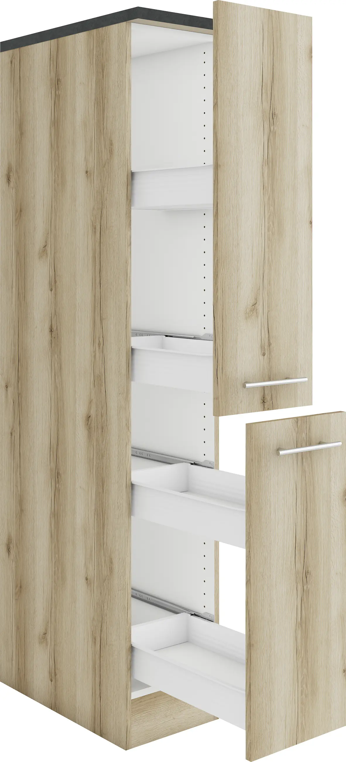 Optifit Apothekerschrank Livorno 290 eiche 30 cm