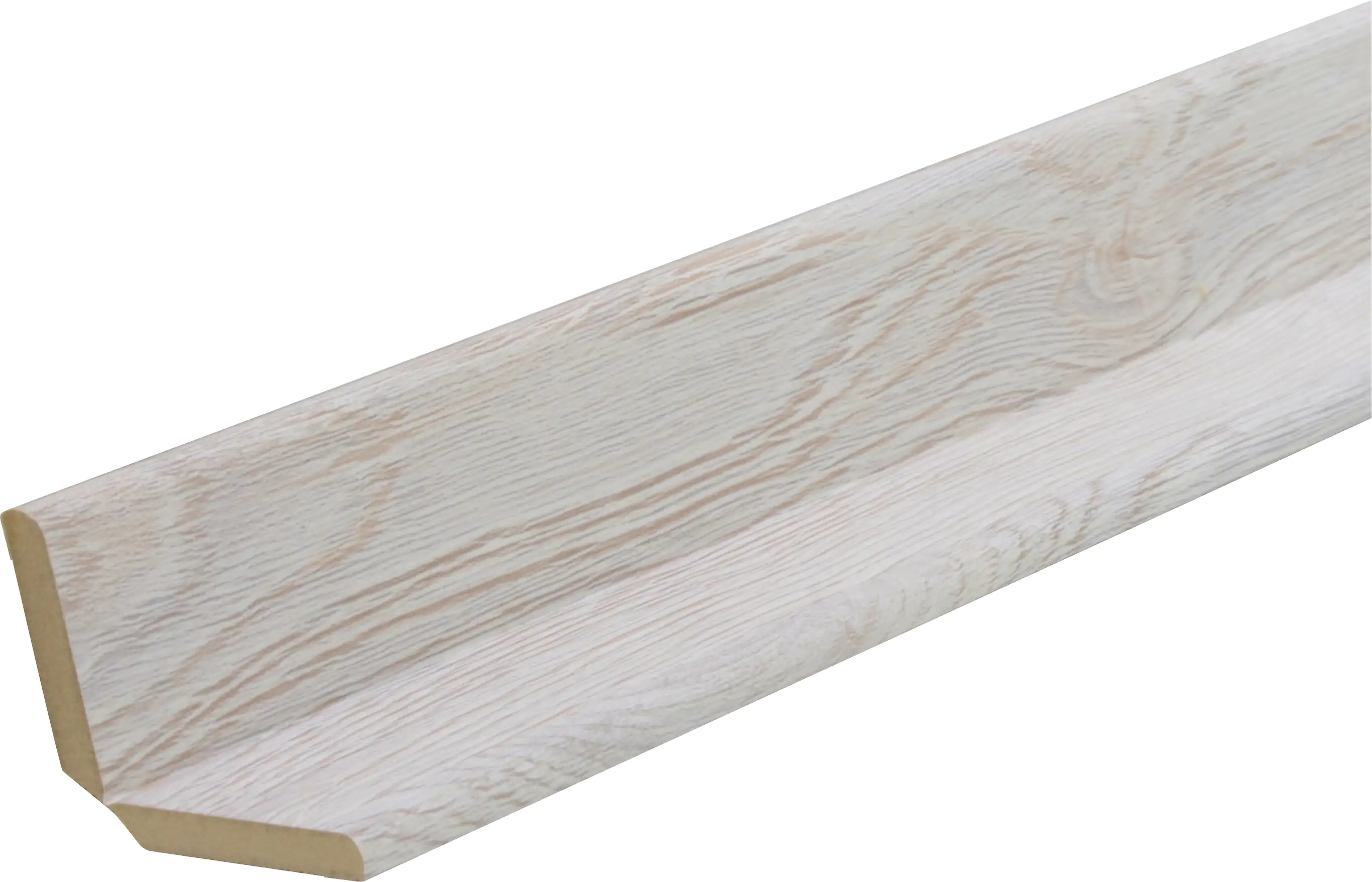 B.S. Bauprogramm Knickwinkelleiste 260 cm 28 x 28 mm Nordic weiß