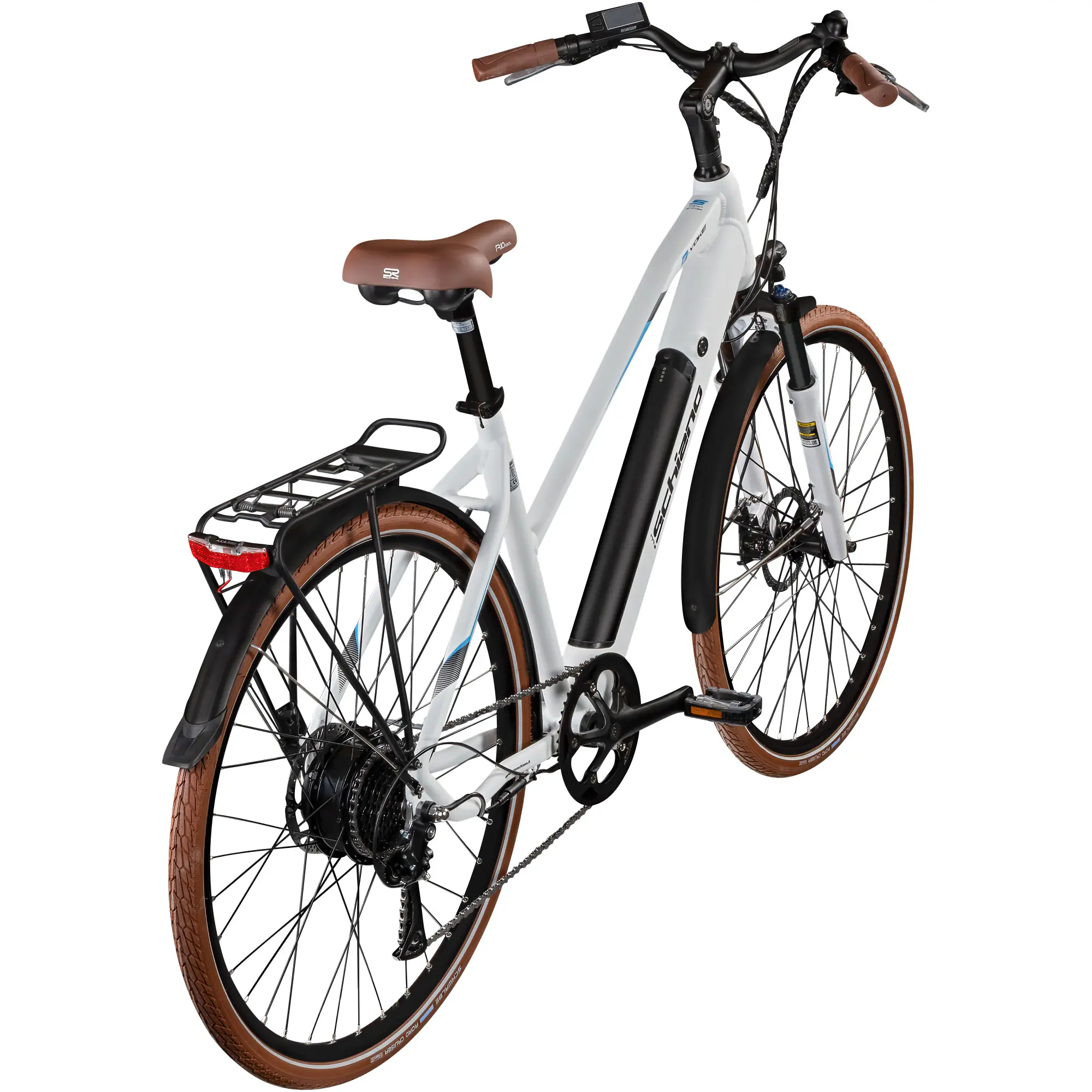 Schiano E-Bike Voke Trekking 28 Zoll 8-Gang 418 Wh weiß