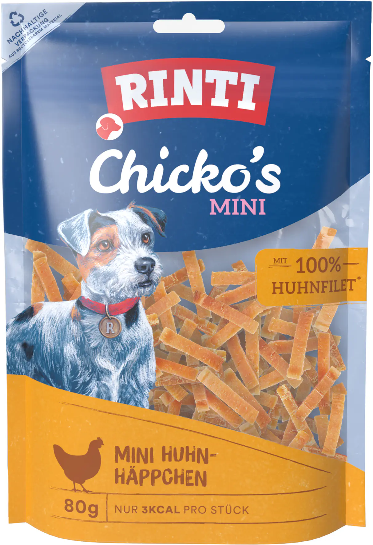 Rinti Chicko Mini Hundesnack Huhn 80 g Rinti Chicko Mini Hundesnack Huhn 80 g