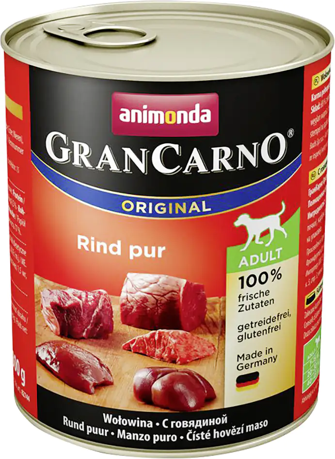 Animonda GranCarno HundenassfutterAdult Rind 800 g