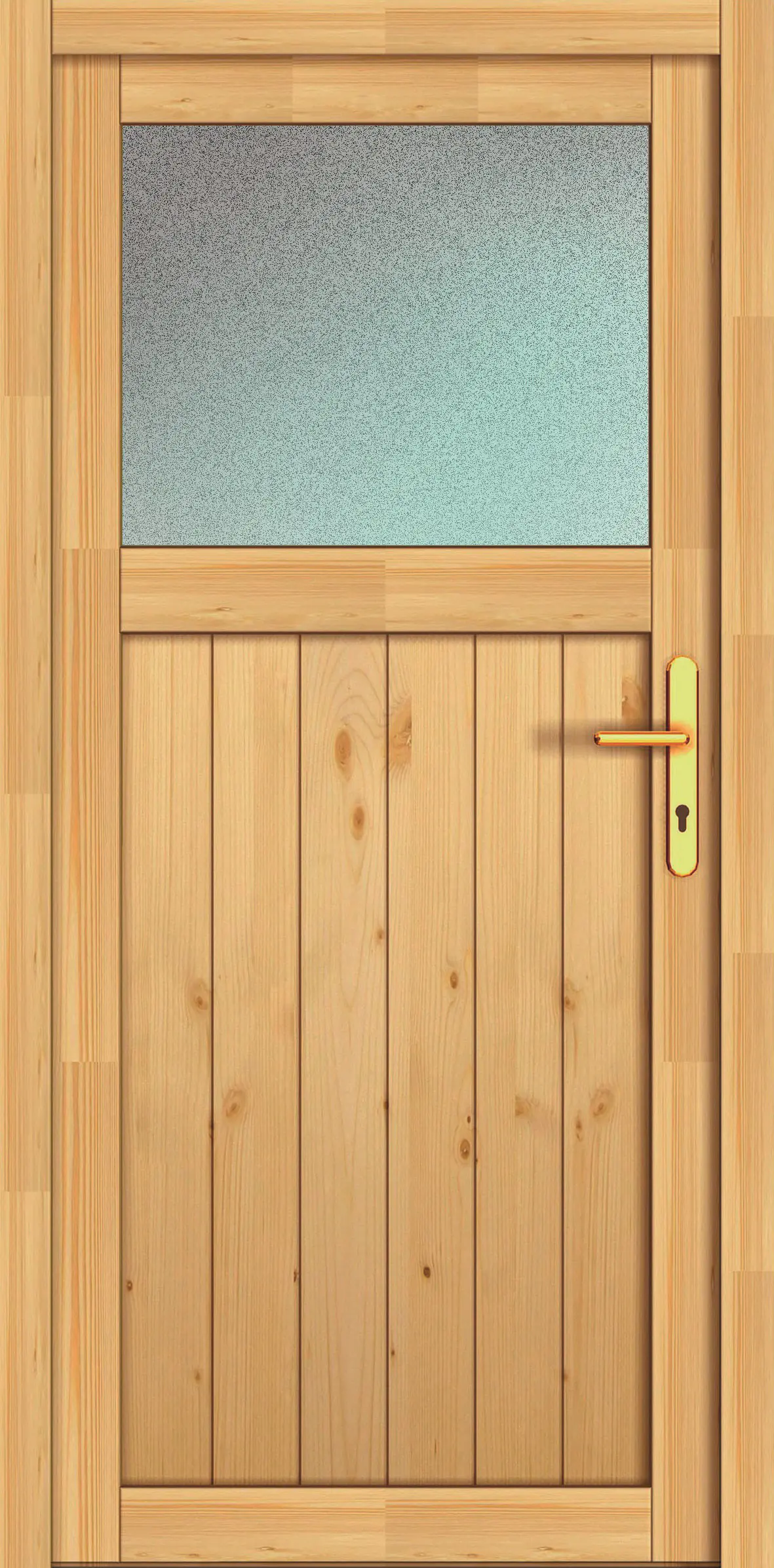 Panto Nebeneingangstür Holz 501 98 x 198 cm DIN Rechts