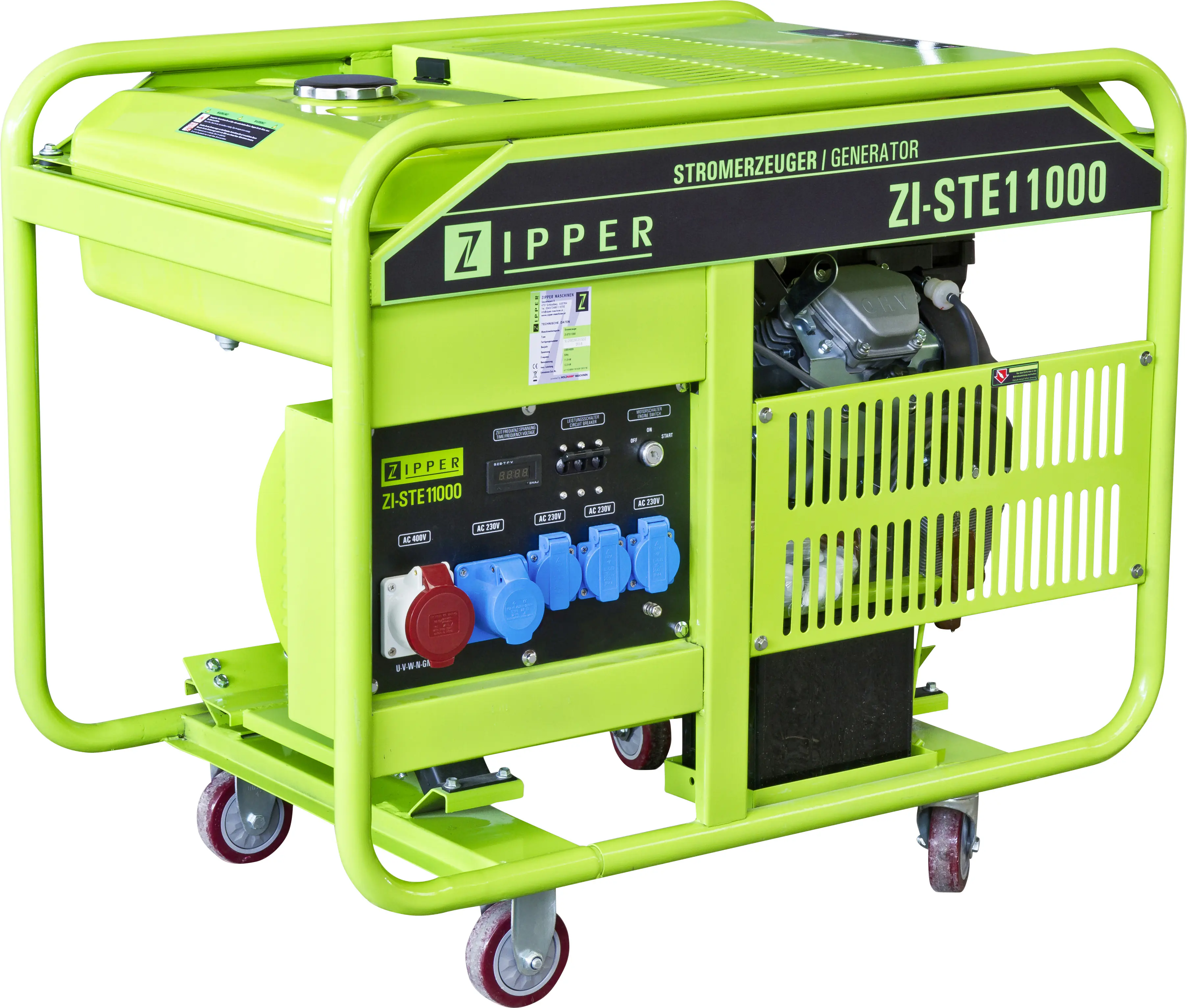 Zipper Stromerzeuger ZI-STE11000 14500 W Benzin