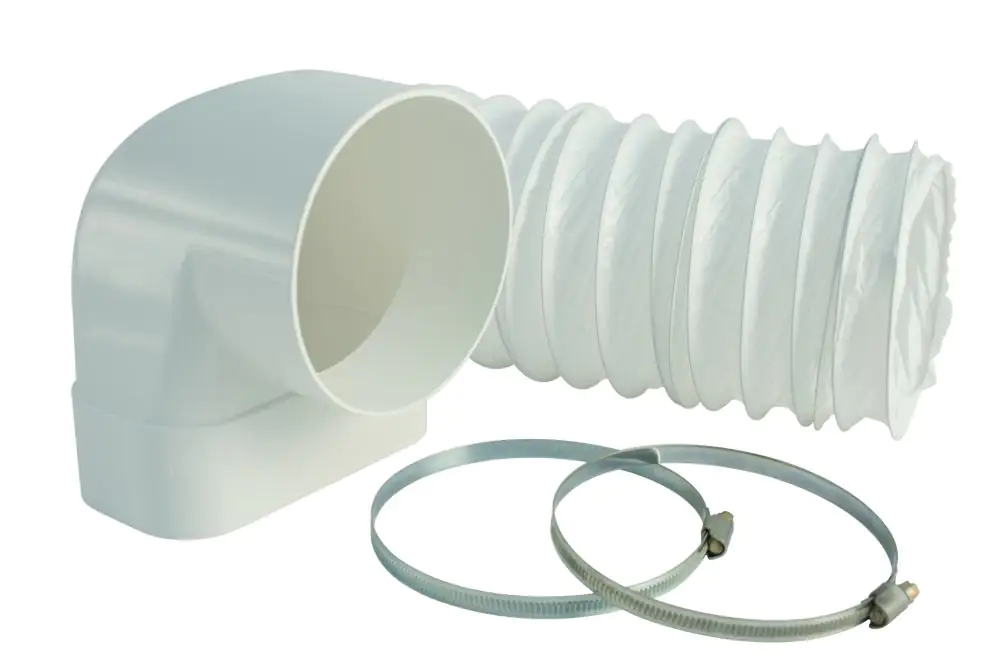 Marley Umlenkstück Flachkanal 150 mit Flexschlauch, für Dunstabzugshauben Marley Umlenkstück Flachkanal 150 mit Flexschlauch, für Dunstabzugshauben