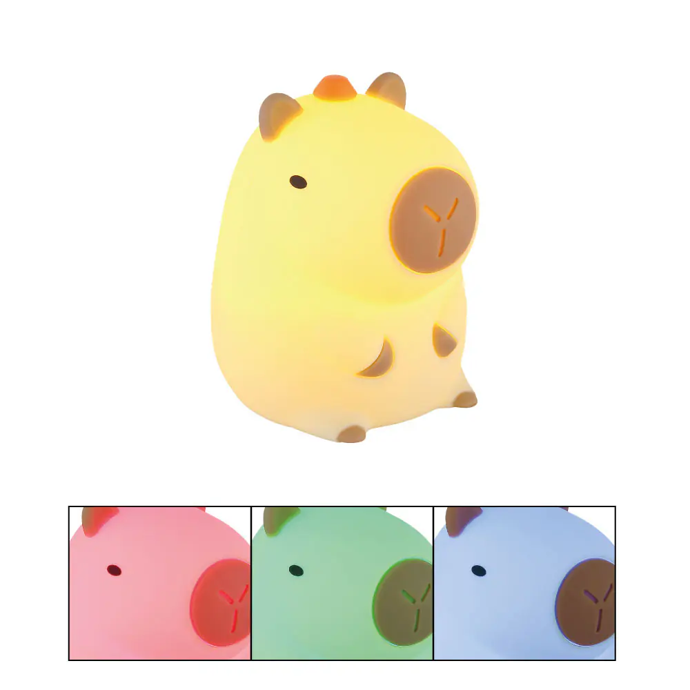 Globo Akku Tischleuchte Caybara 1,5W RGBW braun Kunststoff