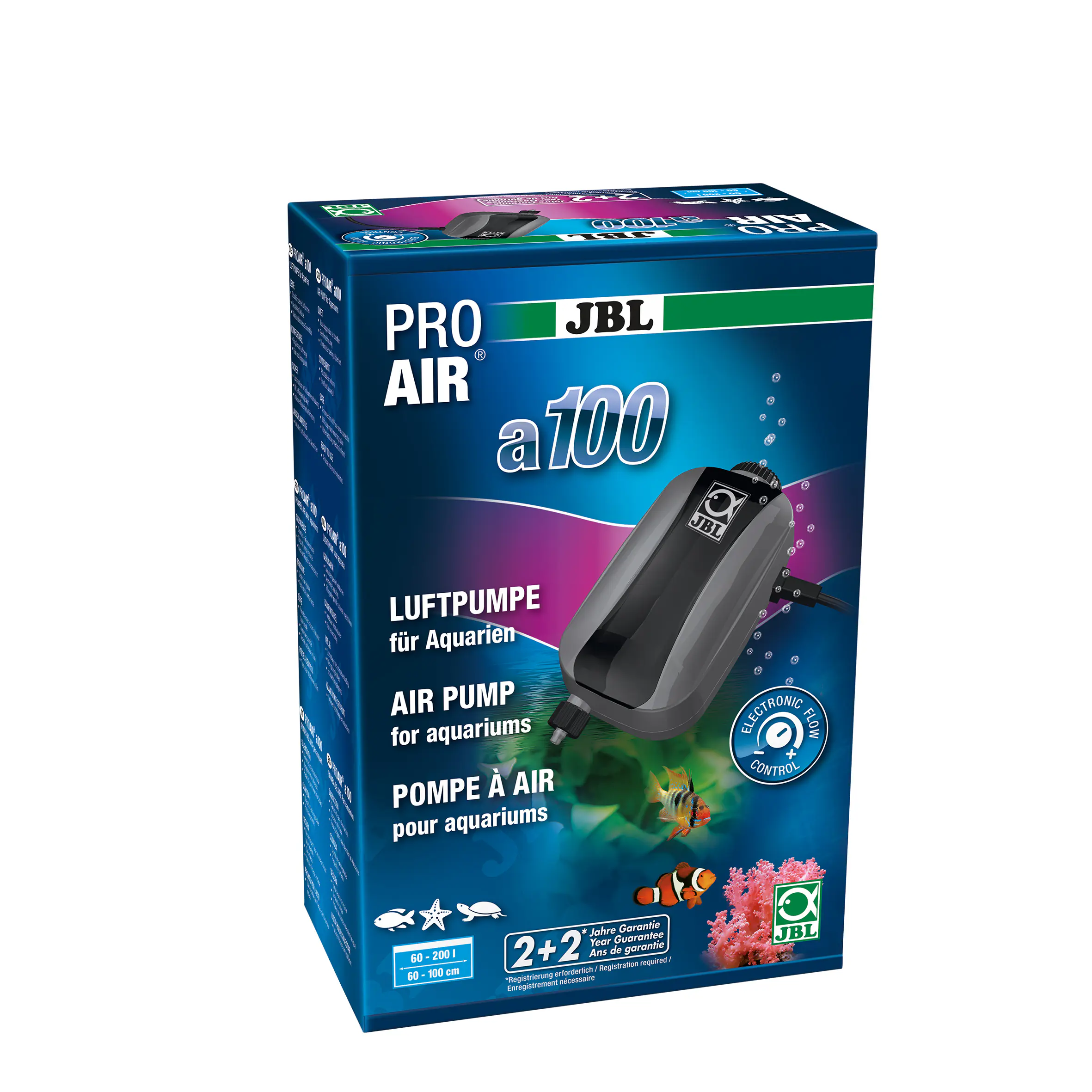 JBL Aquarium Luftpumpe Proair a100 - 100l/h