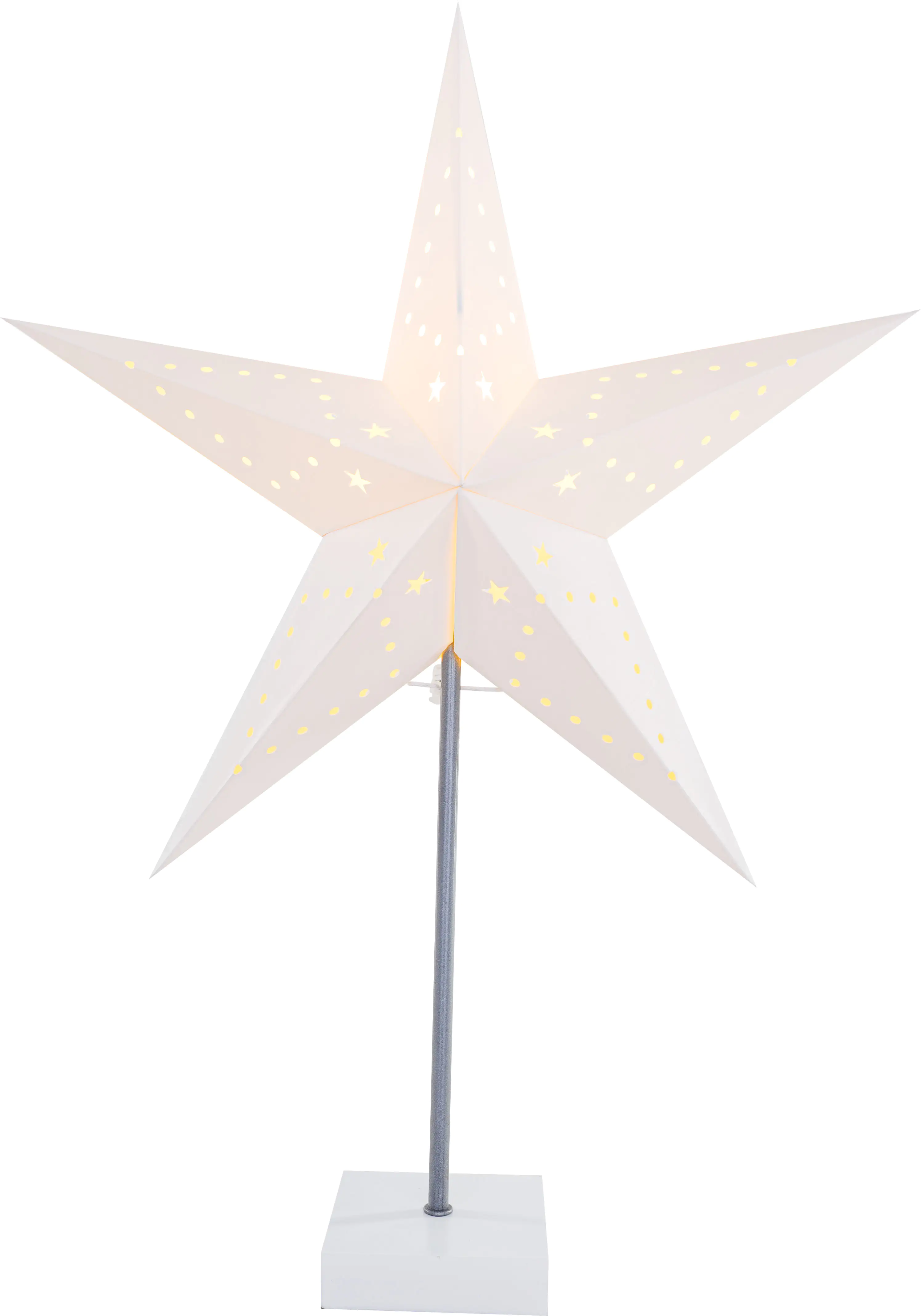 7330024576216_03 Markslöjd Standstern Jenny weiß, H 61 cm x T 17,5 cm x B 45 cm