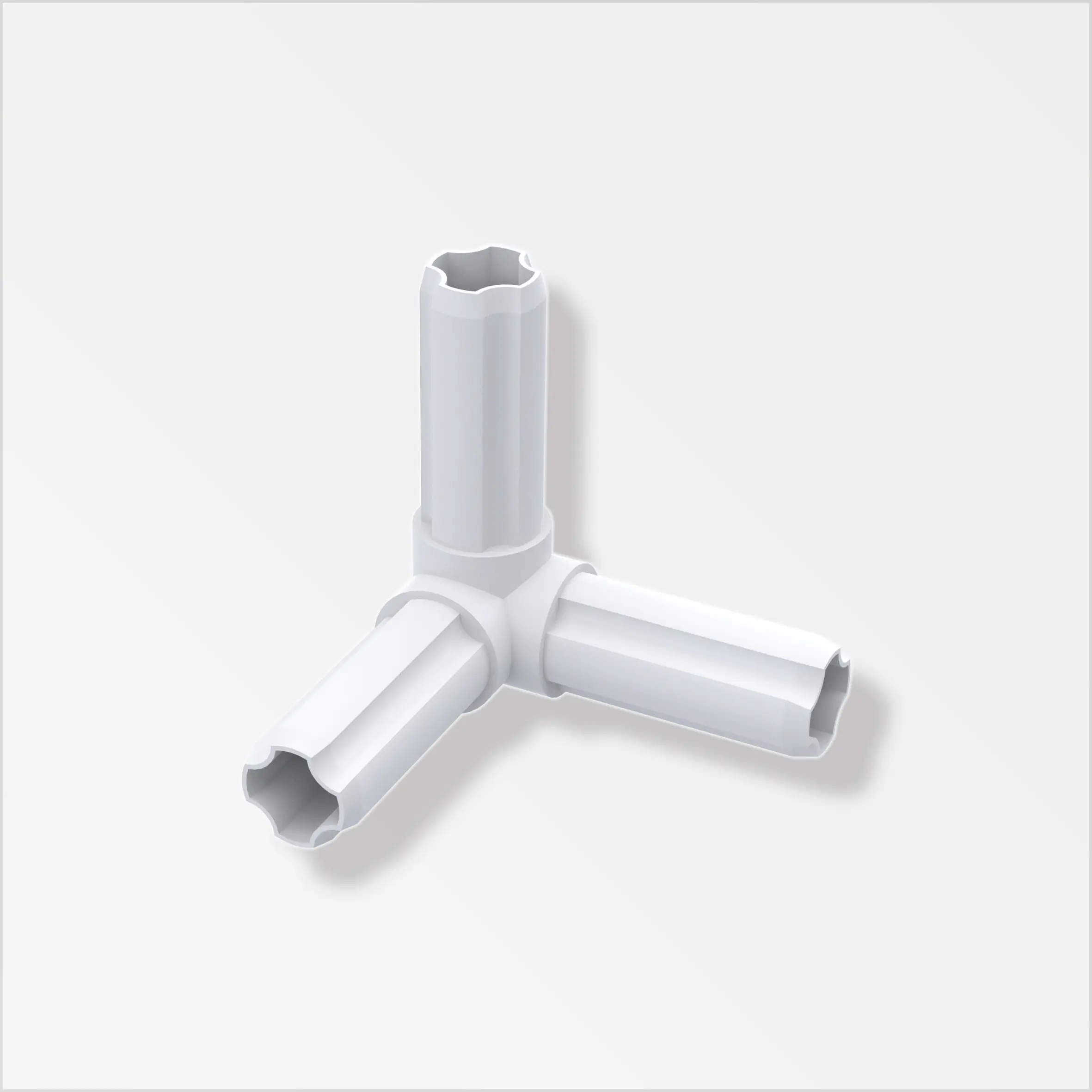 alfer Combitech Eckverbinder Winkel Kunststoff 23,5 mm weiß