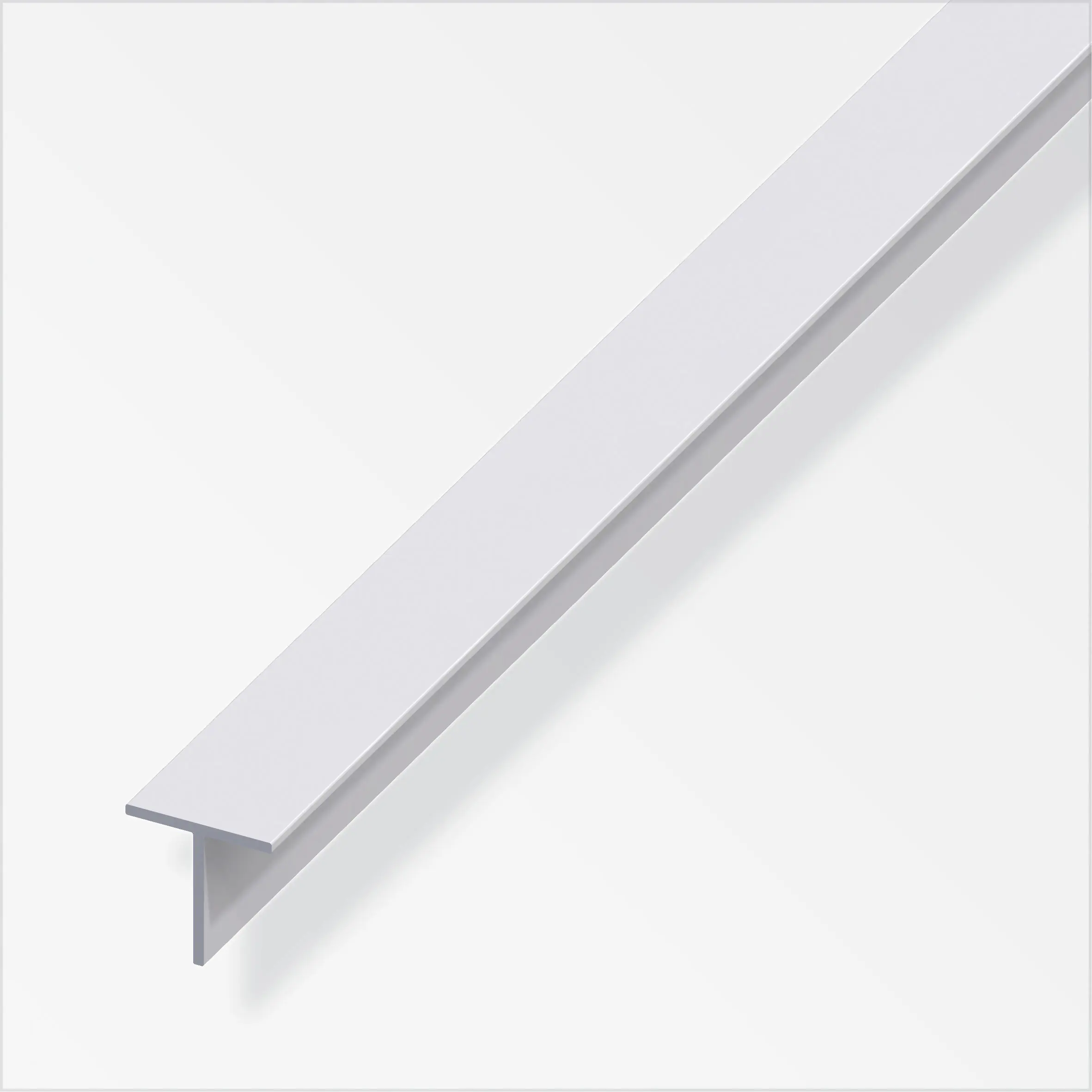 alfer T-Profil 1 m, 20 x 20 x 1.5 mm Aluminium eloxiert silber