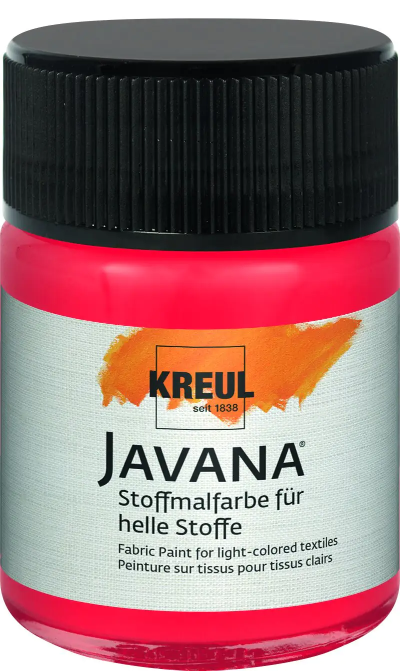 Kreul Stoffmalfarbe für helle Stoffe hellrot 50 ml Kreul Stoffmalfarbe für helle Stoffe hellrot 50 ml