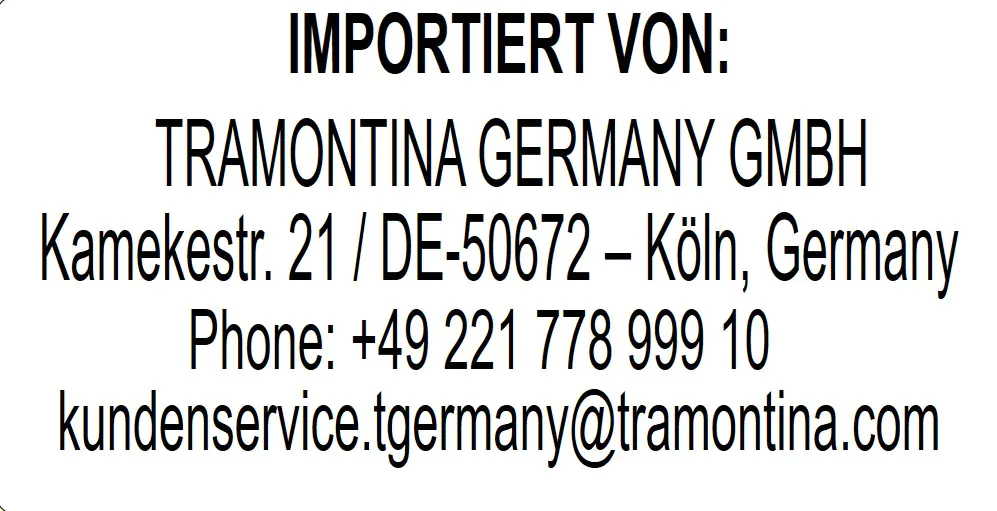 Tramontina Grillspieß Spießlänge 55 cm Breite 11 mm