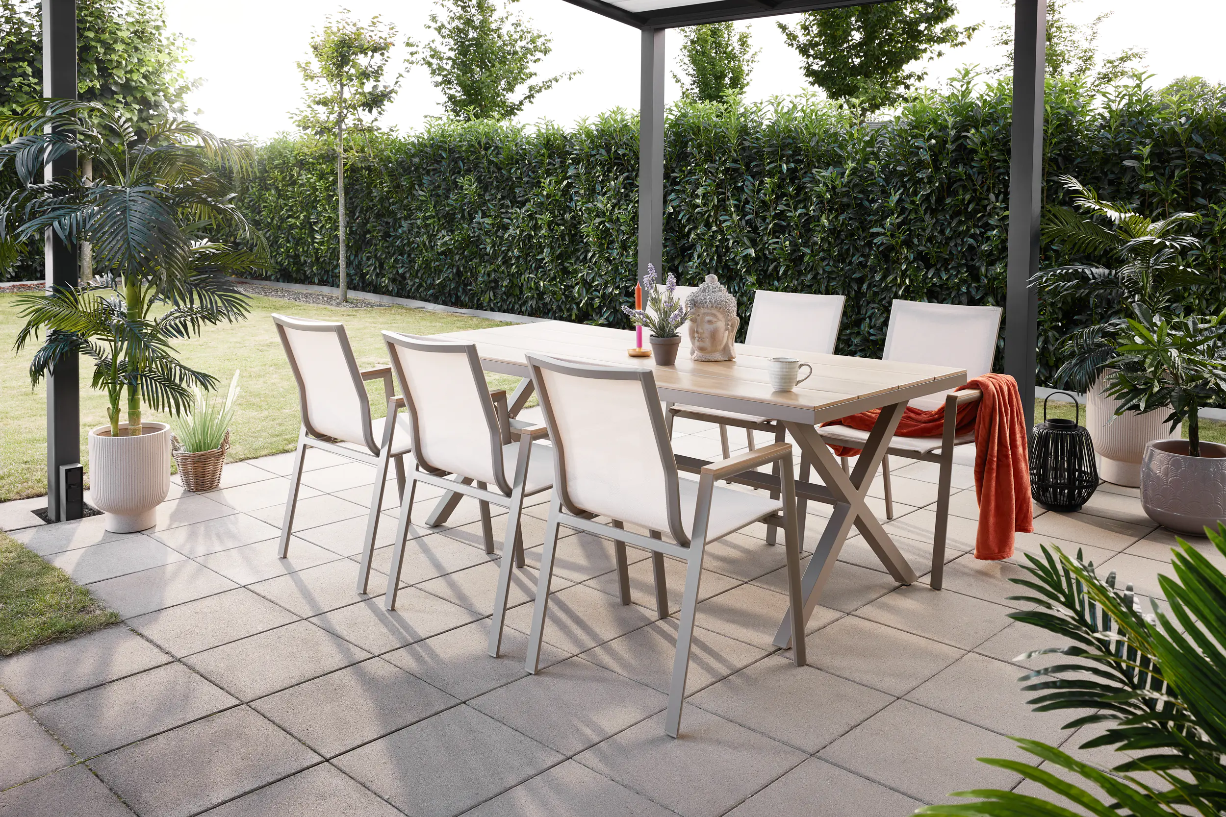 Primaster Garten-Essgruppe Milos 6 Personen Primaster Garten-Essgruppe Milos 6 Personen