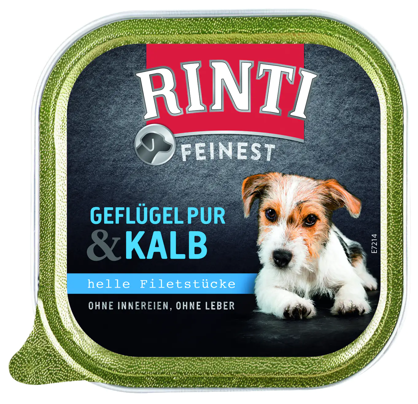 Rinti Feinest Hundenassfutter Adult 150g Geflügel pur & Kalb