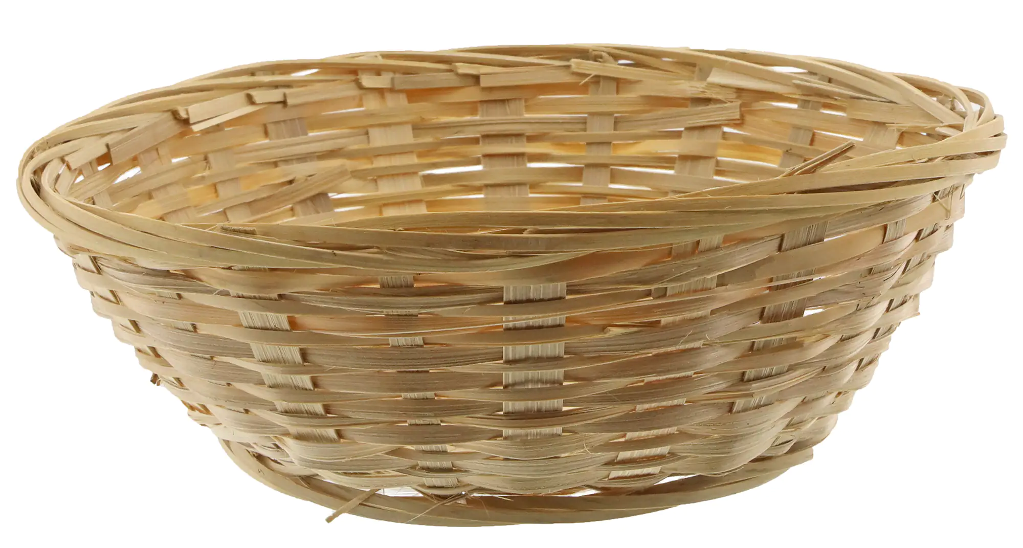 Körbchen rund Bambus Ø 18,5 cm natur