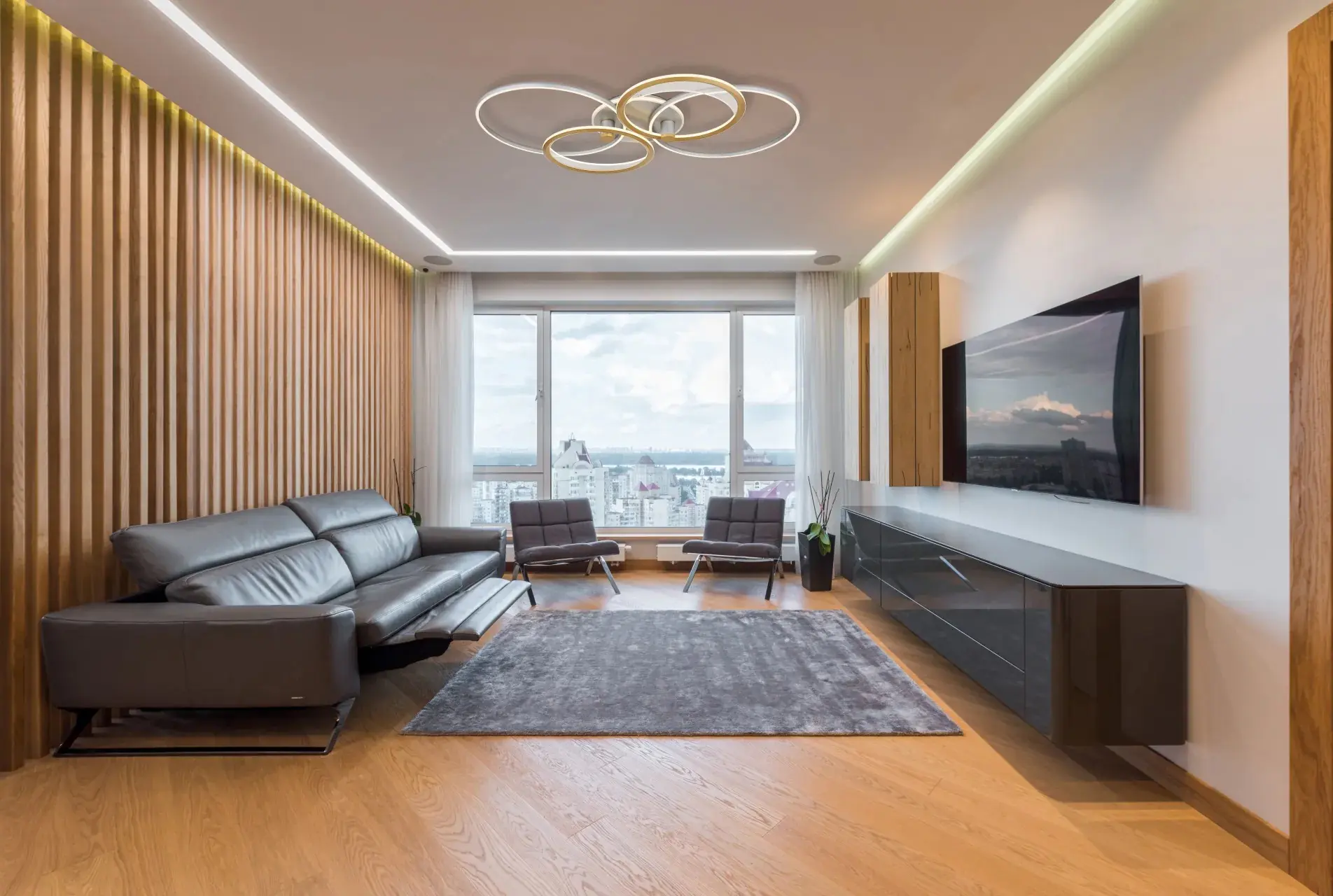 Globo LED-Deckenleuchte UMBRA 4 Ringe Globo LED-Deckenleuchte UMBRA 4 Ringe