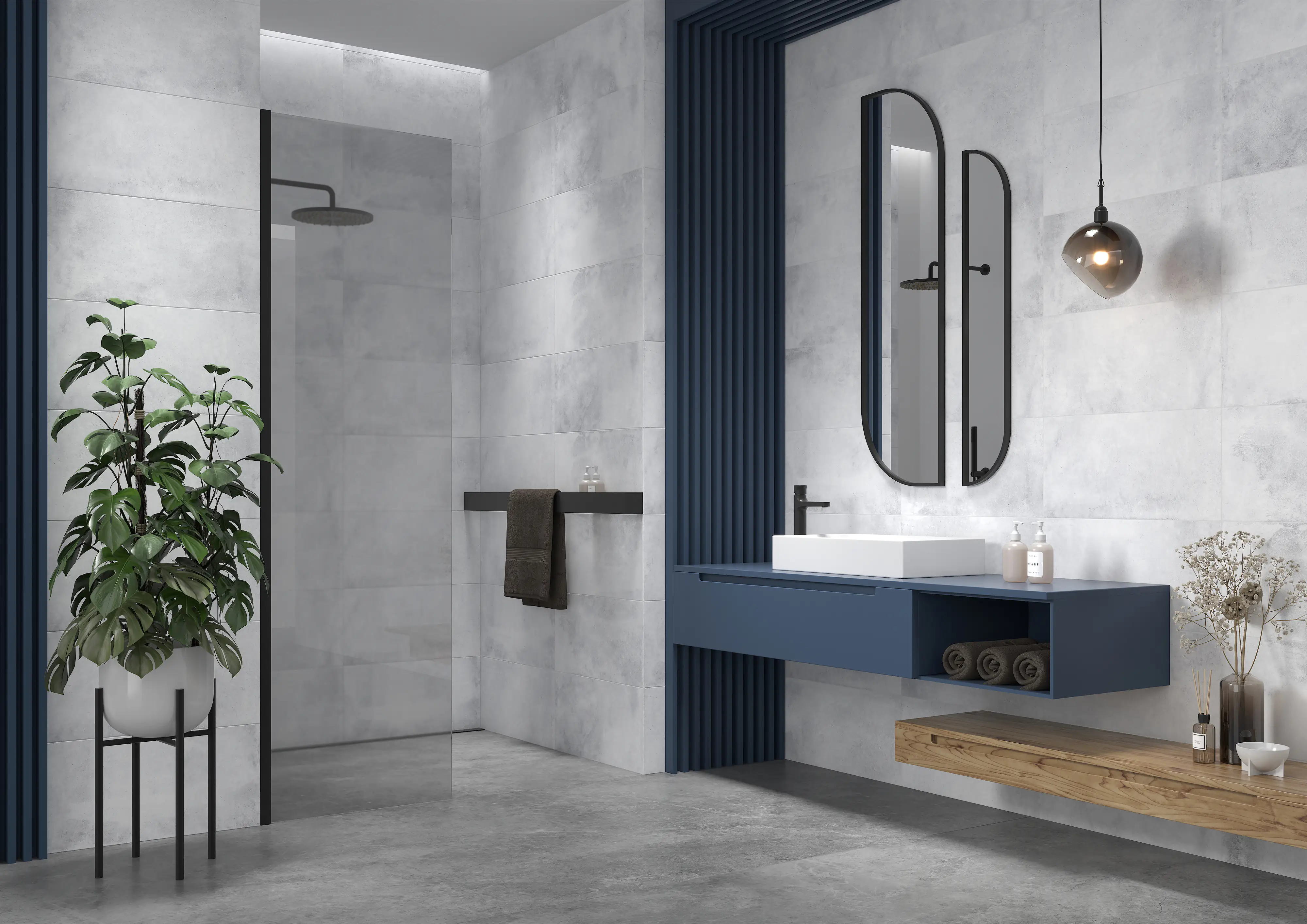 Bodenfliese Feinsteinzeug Fremont 30 x 60 cm hellgrau Bodenfliese Feinsteinzeug Fremont 30 x 60 cm hellgrau