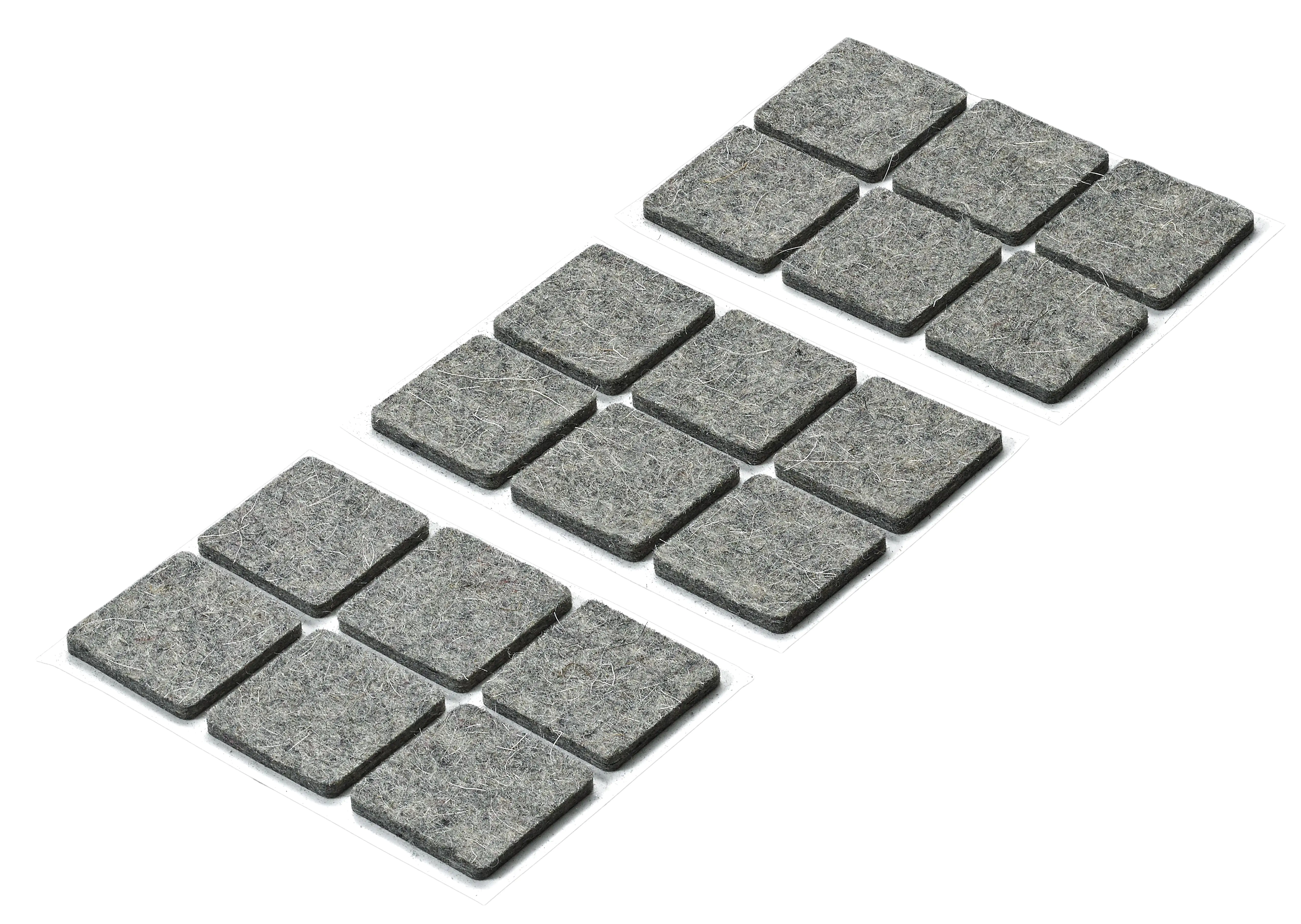 4008057064002 Hettich Parkettgleiter grau 25 x 25 x 3.0 mm - 18 Stück