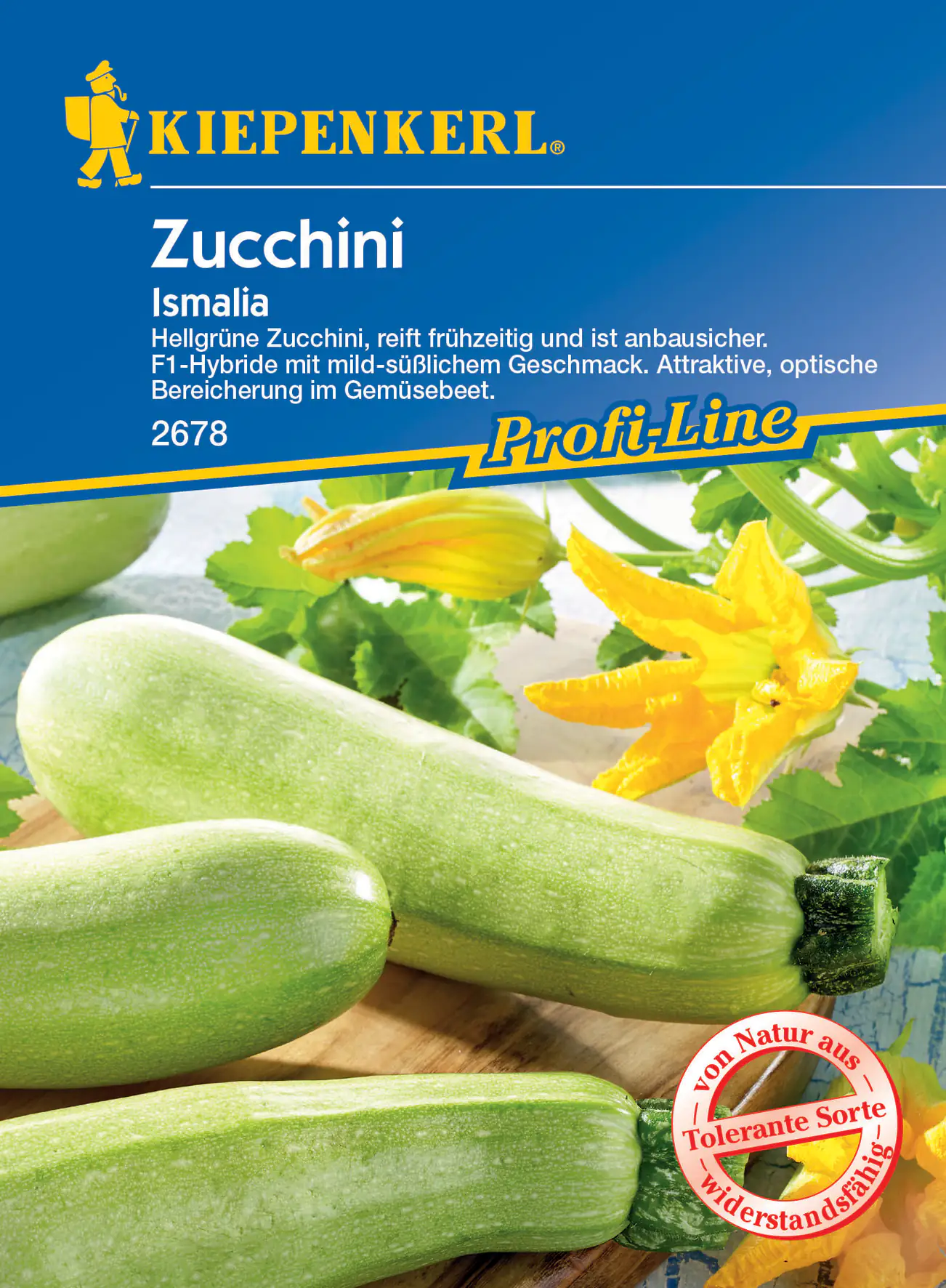 Kiepenkerl Zucchini Ismalia, F1