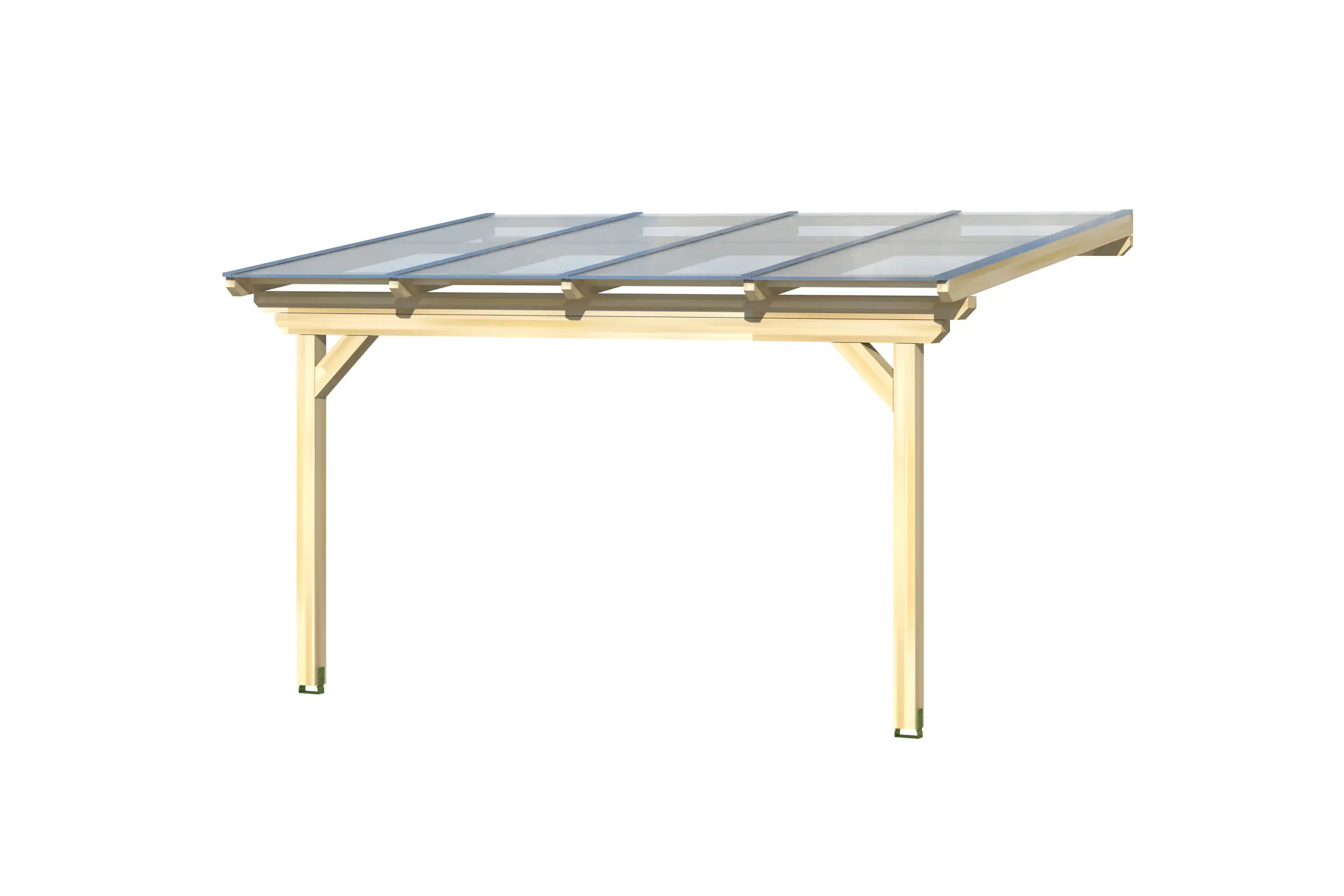 SKAN HOLZ Terrassenüberdachung Ancona 434 x 400 cm Leimholz