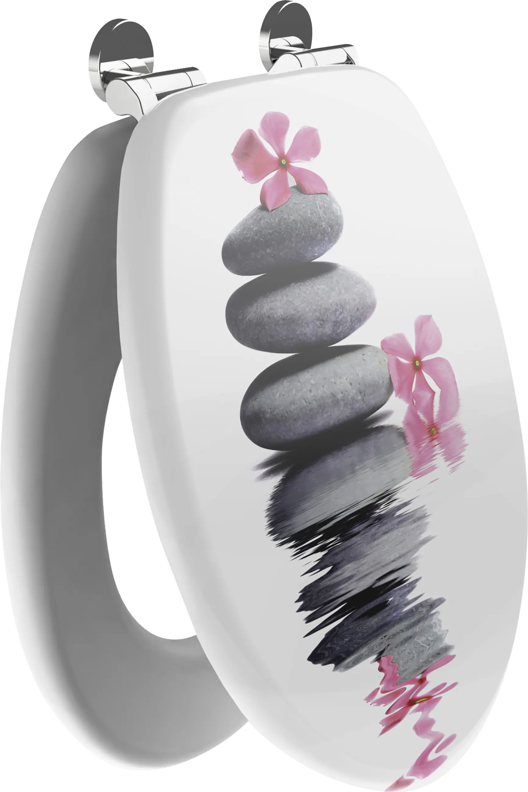 Duschwell MDF-WC-Sitz Steinturm Blume