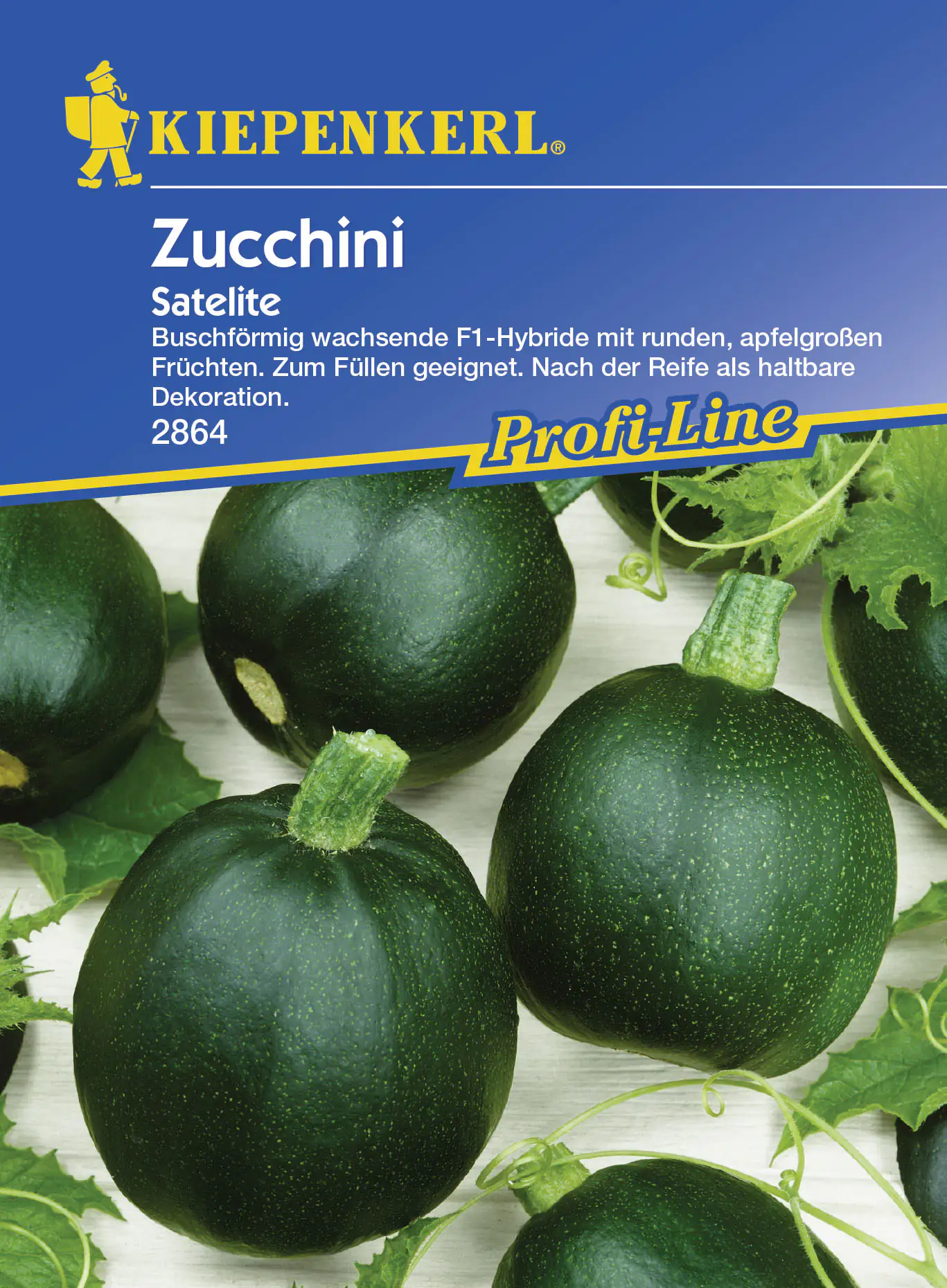 Kiepenkerl Zucchini Satelite Cucurbita pepo, Inhalt: 5 Korn Kiepenkerl Zucchini Satelite Cucurbita pepo, Inhalt: 5 Korn
