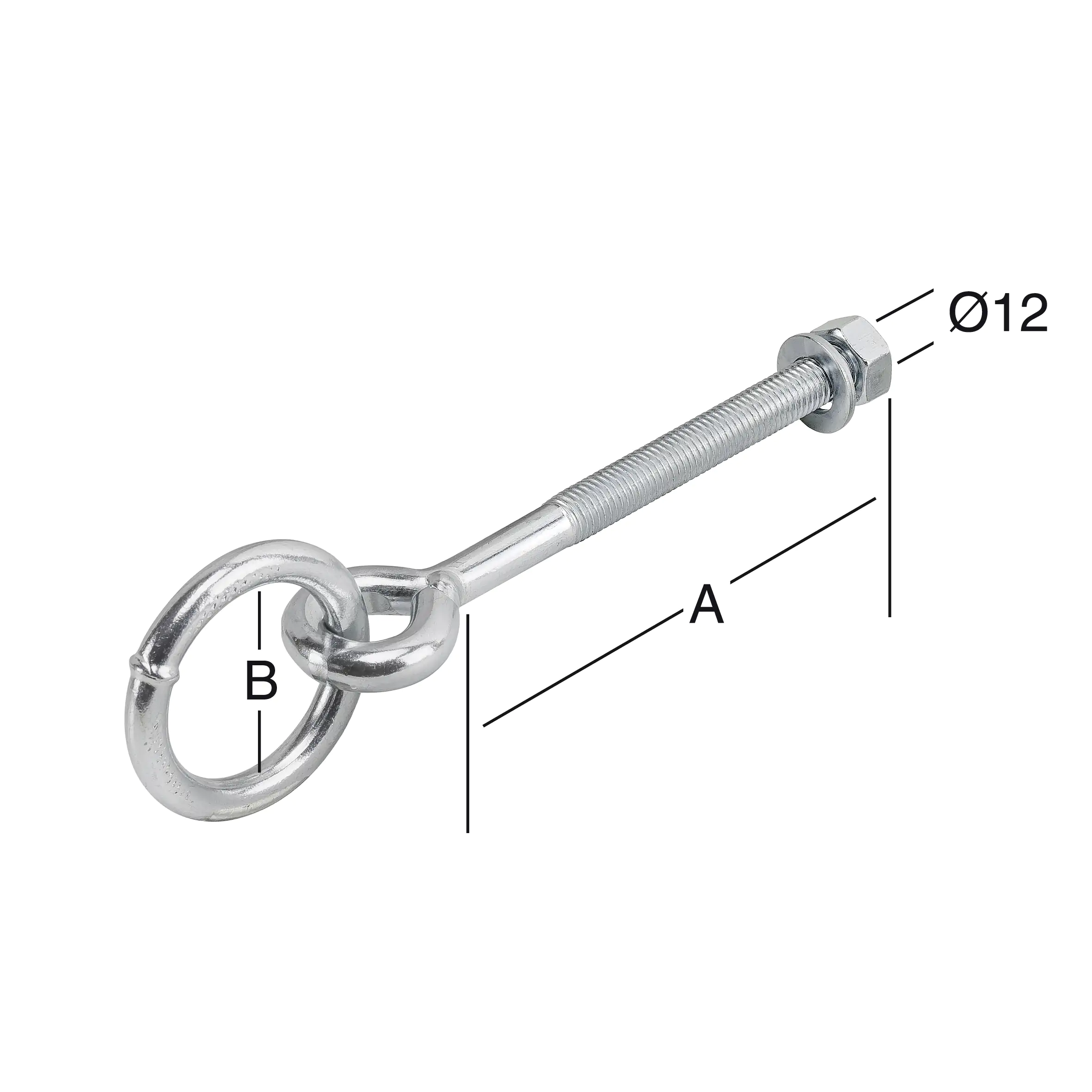 Vormann Barrenringe verzinkt 128 x 45 mm