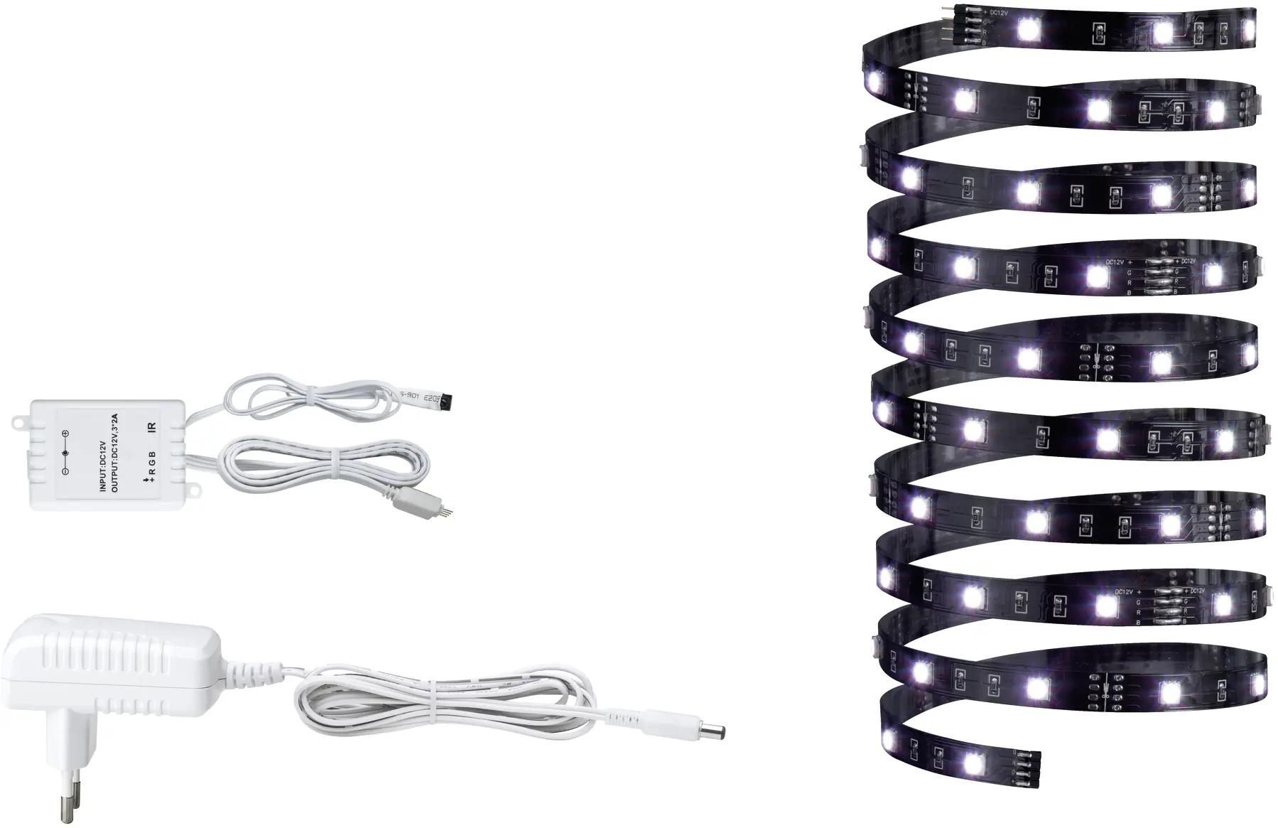 Paulmann YourLED ECO Stripe Basisset 3 m RGB schwarz