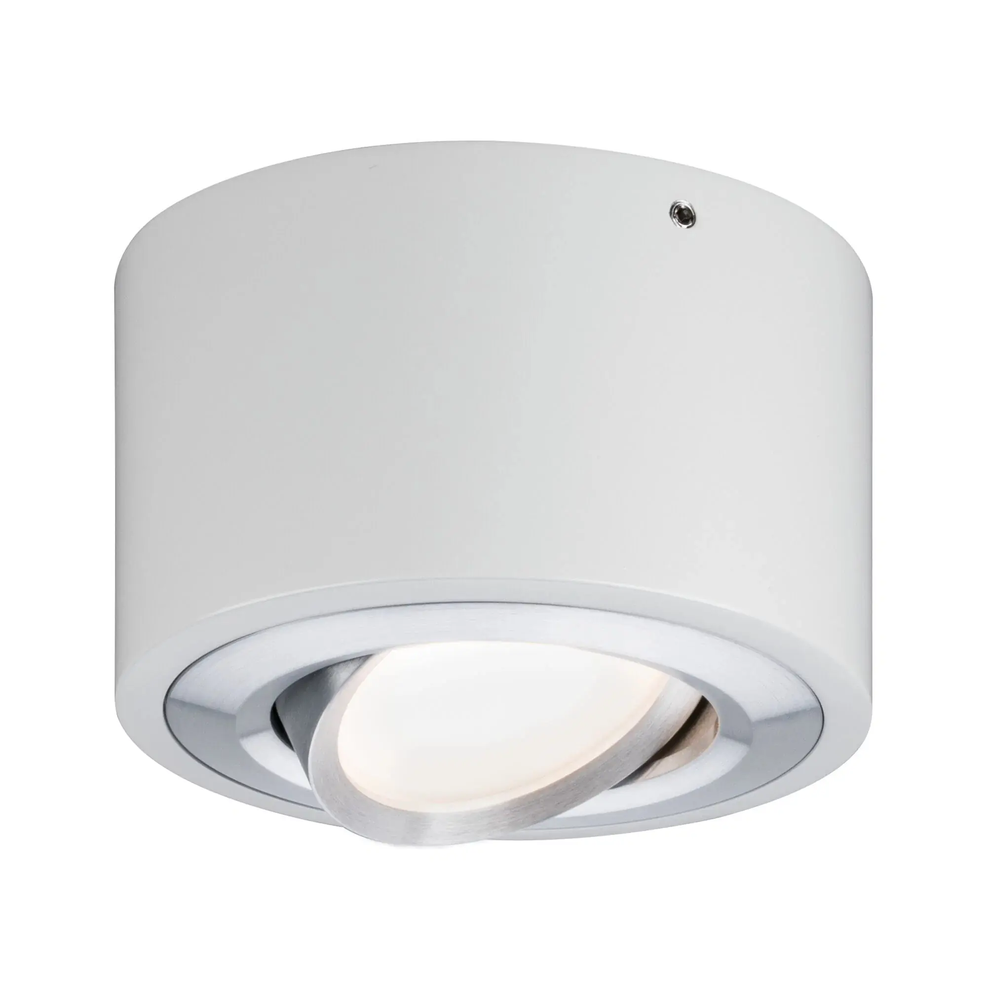 Paulmann LED-Aufbauleuchte Argun weiß-alu dimmbar